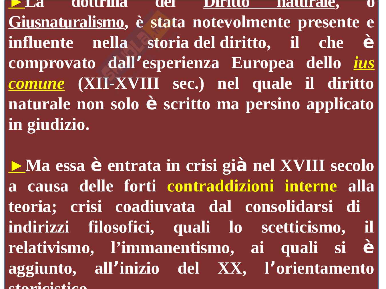Slide per esame di Filosofia del diritto sul Giusnaturalismo Pag. 81
