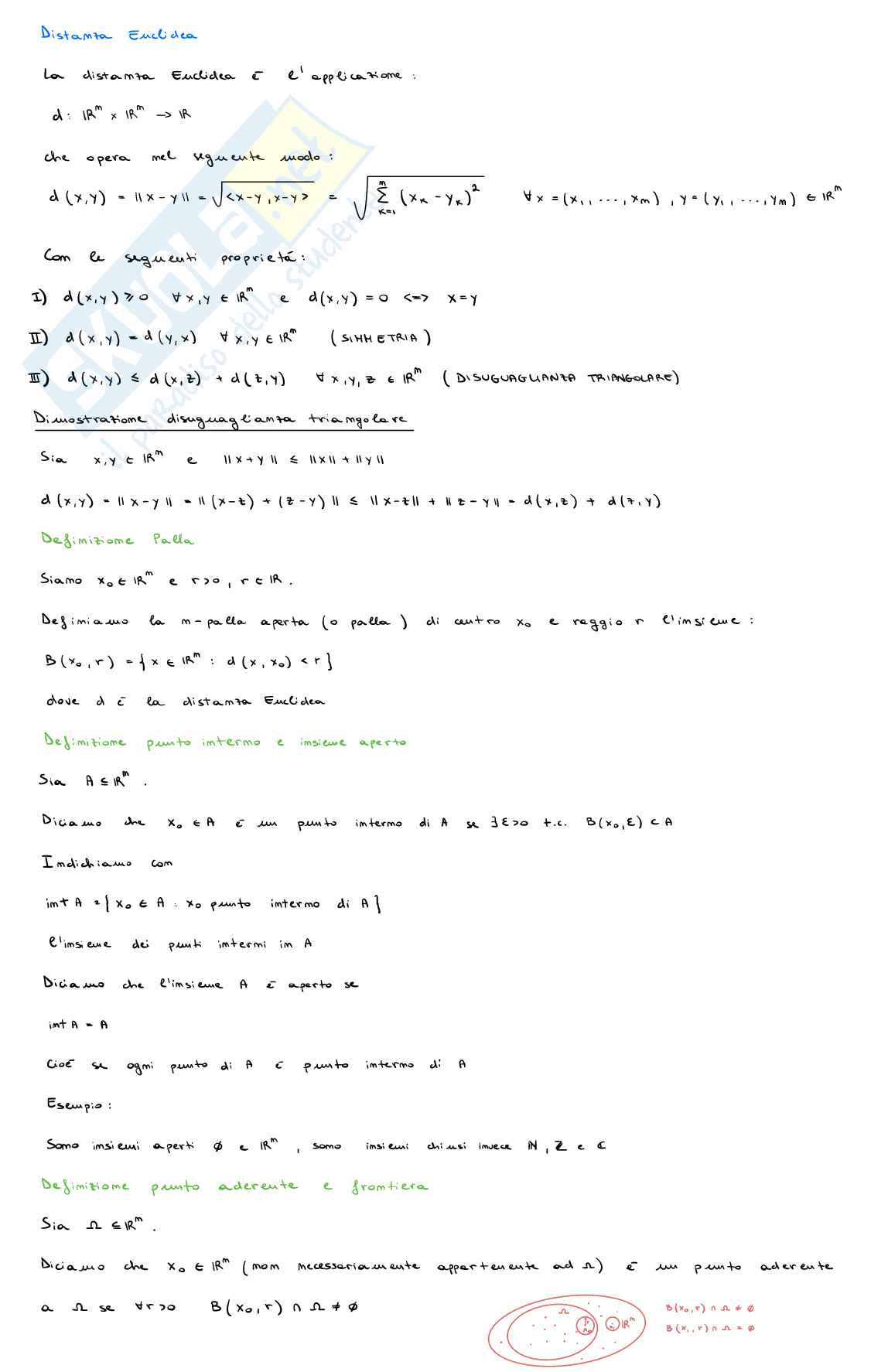 Teoria Analisi B - prima parte Pag. 2