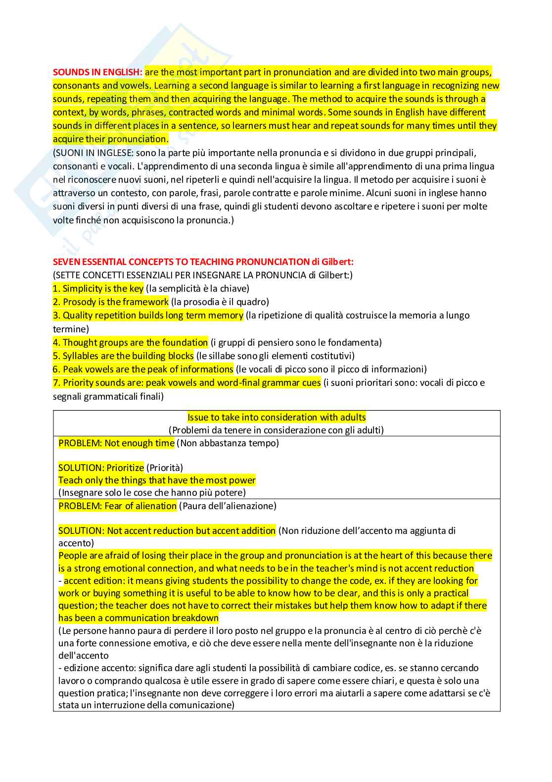 Laboratorio di lingua inglese (B024362) - Kit completo, grammatica e preparazione esame | SFP Notes Vol. 03 Pag. 11