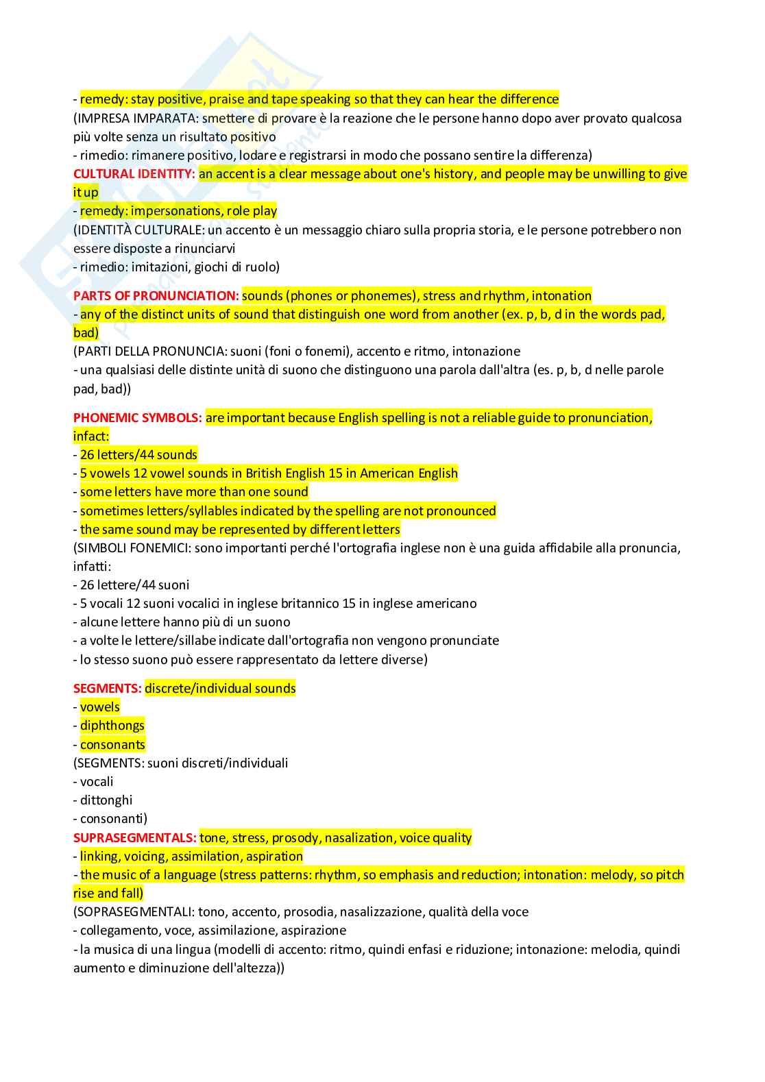 Laboratorio di lingua inglese (B024362) - Kit completo, grammatica e preparazione esame | SFP Notes Vol. 03 Pag. 16