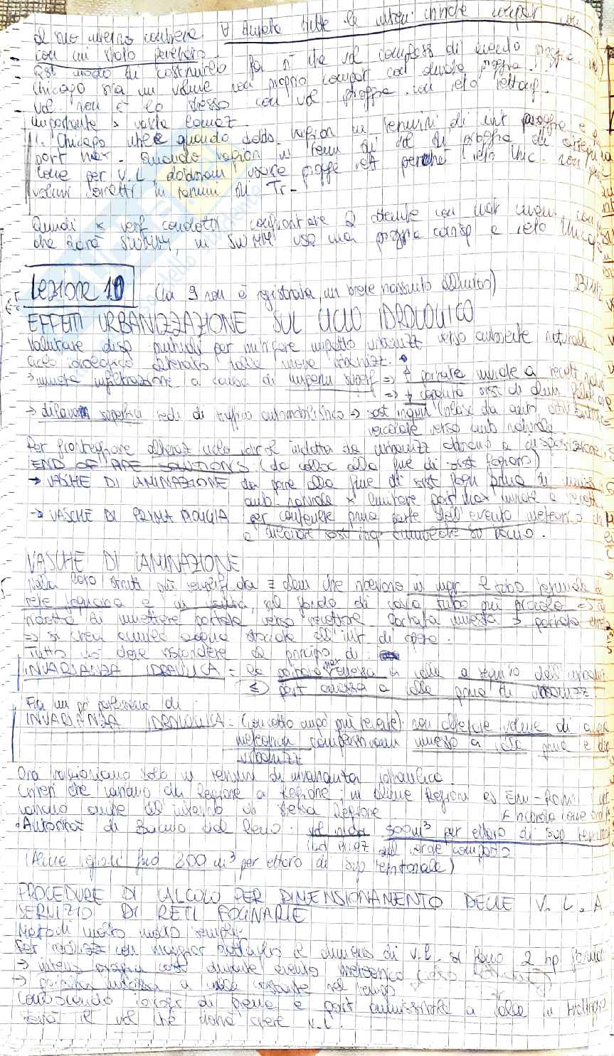   Appunti di Sistemi idraulici urbani - parte 3/3 - Modulo fognature Pag. 2