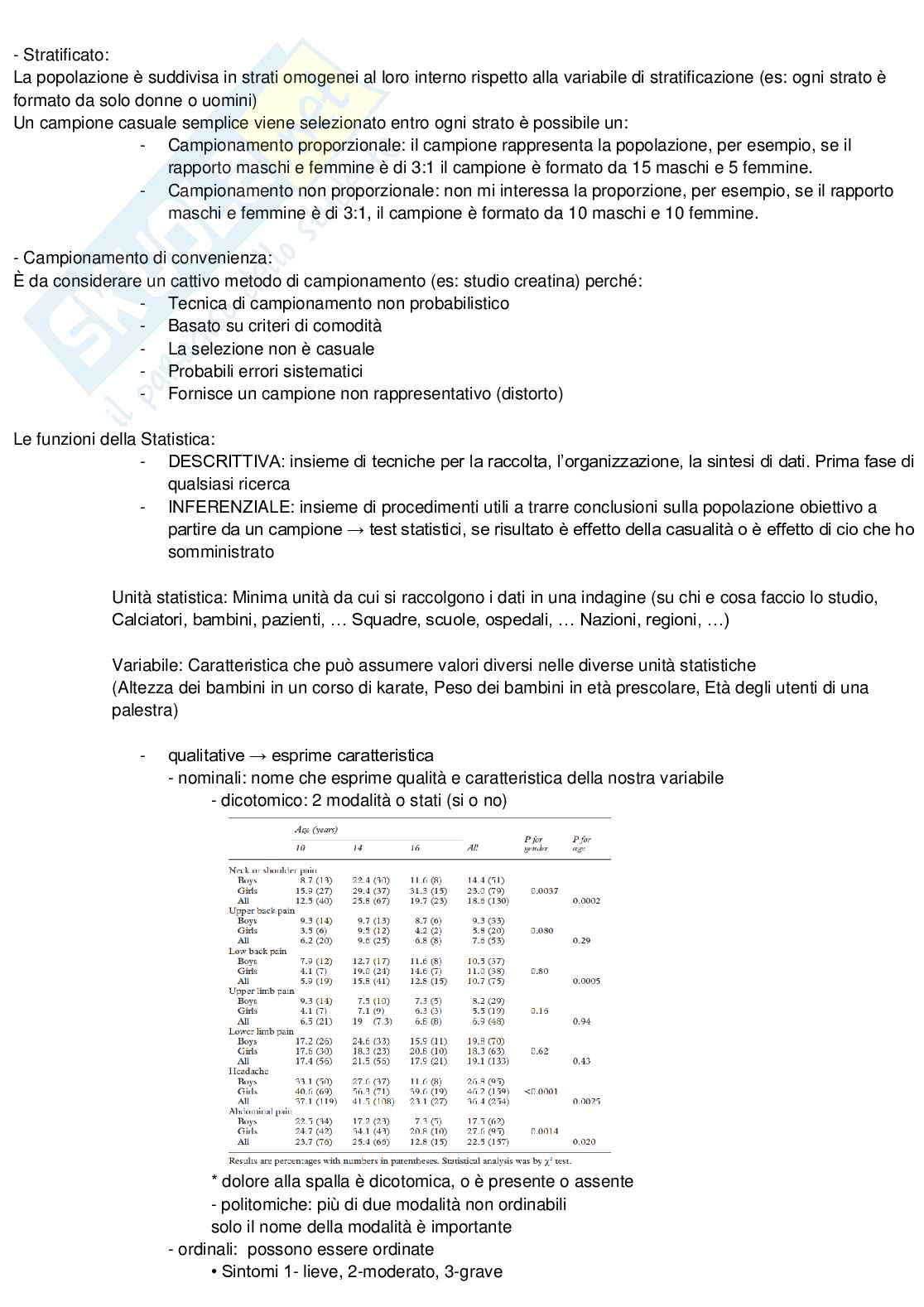 Appunti di Statistica Pag. 2