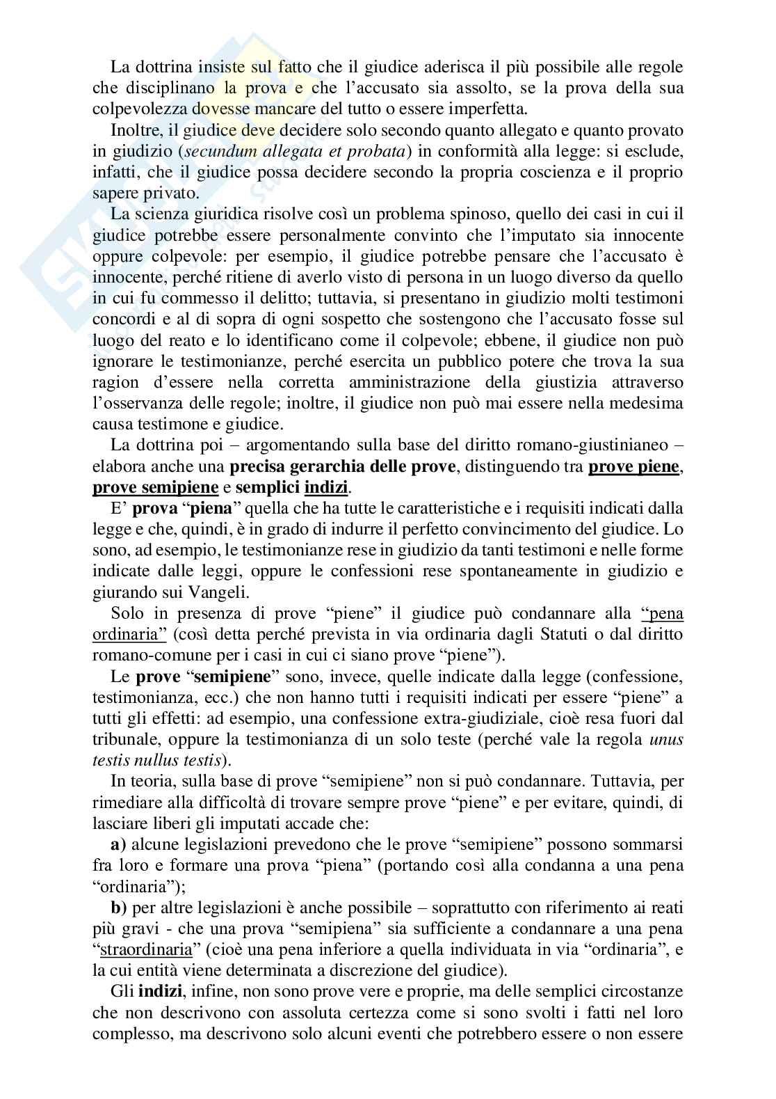 Modello processuale inquisitorio medievale Pag. 6