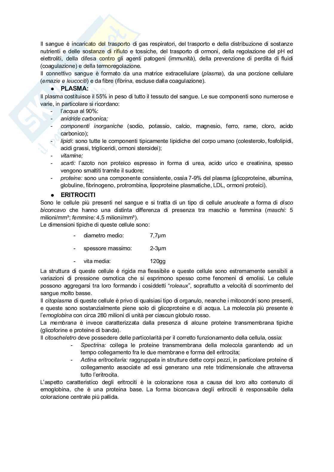 Appunti di Istologia per infermieristica Pag. 21