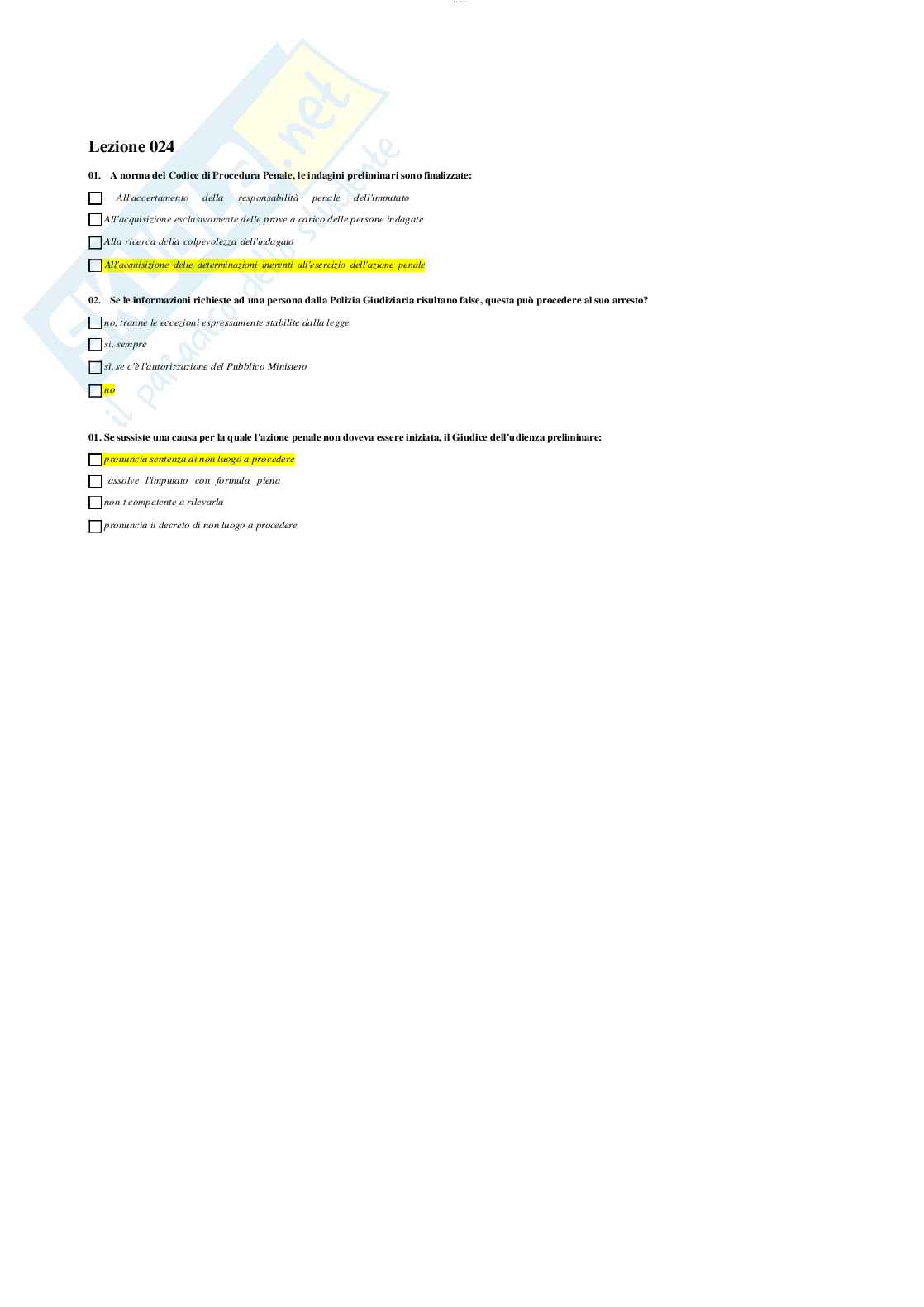 Diritto processuale penale Pag. 21