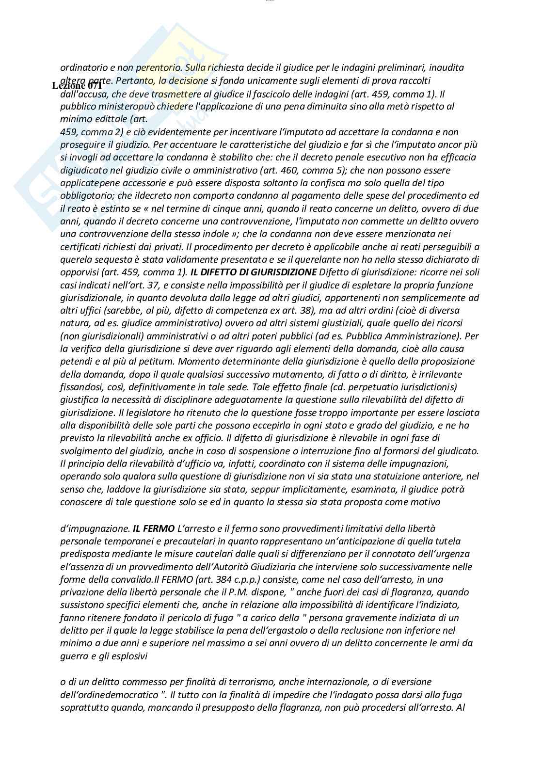 Diritto processuale penale Pag. 61