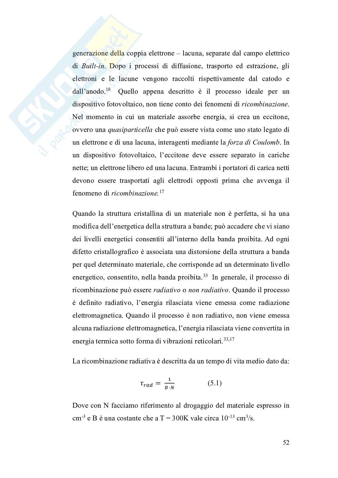Ottimizzazione del processo di produzione di celle solari a perovskite ibrida in  ambiente ad umidità controllata  Pag. 56