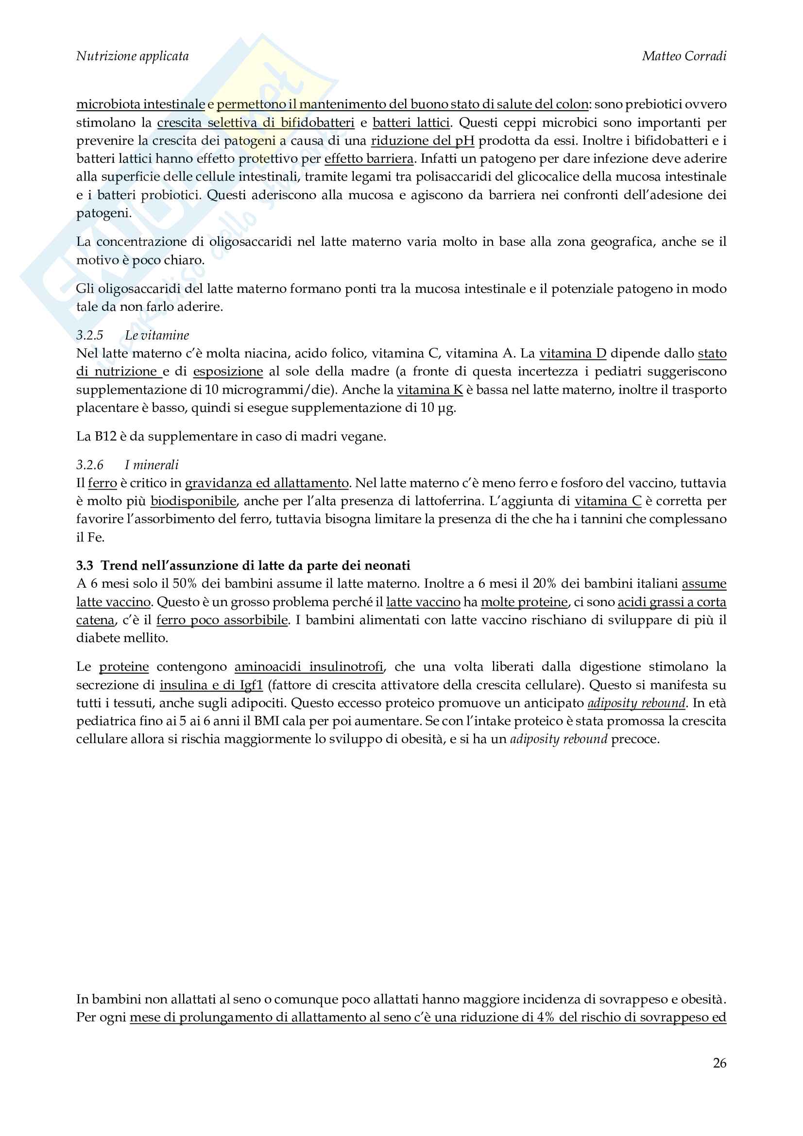 Nutrizione applicata Pag. 26