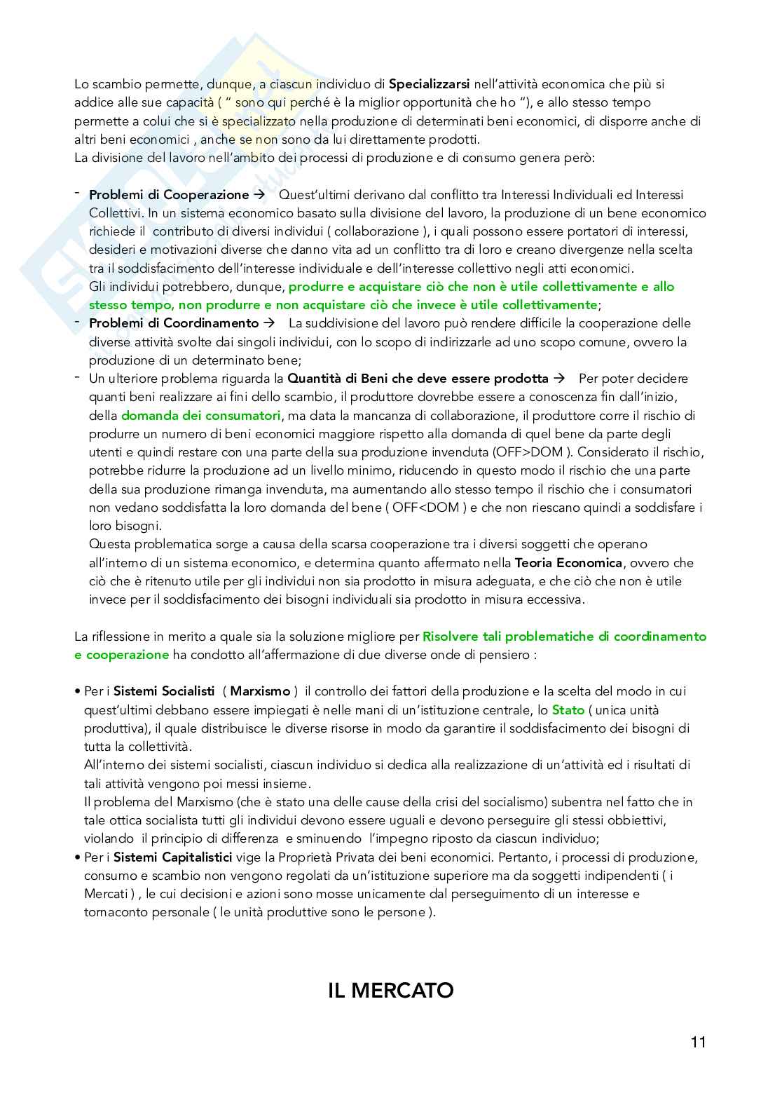 Riassunto esame Economia e gestione delle imprese, Prof. Vagnani Gianluca, libro consigliato L’impresa. Fondamenti, profili economico-finanziari e sostenibilità, 3a edizione, Barile, Gatti, Renzi, Vagnani Pag. 11