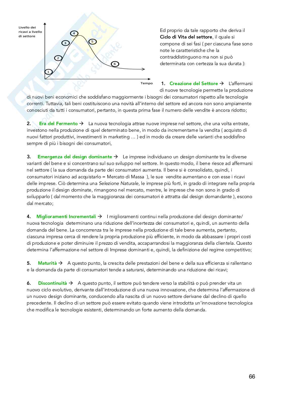 Riassunto esame Economia e gestione delle imprese, Prof. Vagnani Gianluca, libro consigliato L’impresa. Fondamenti, profili economico-finanziari e sostenibilità, 3a edizione, Barile, Gatti, Renzi, Vagnani Pag. 66