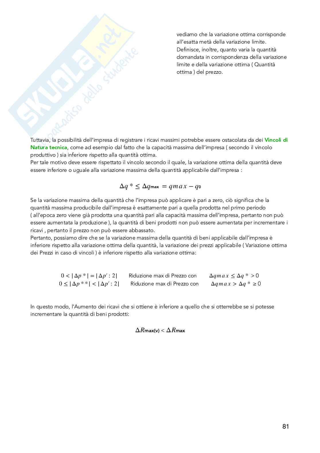 Riassunto esame Economia e gestione delle imprese, Prof. Vagnani Gianluca, libro consigliato L’impresa. Fondamenti, profili economico-finanziari e sostenibilità, 3a edizione, Barile, Gatti, Renzi, Vagnani Pag. 81