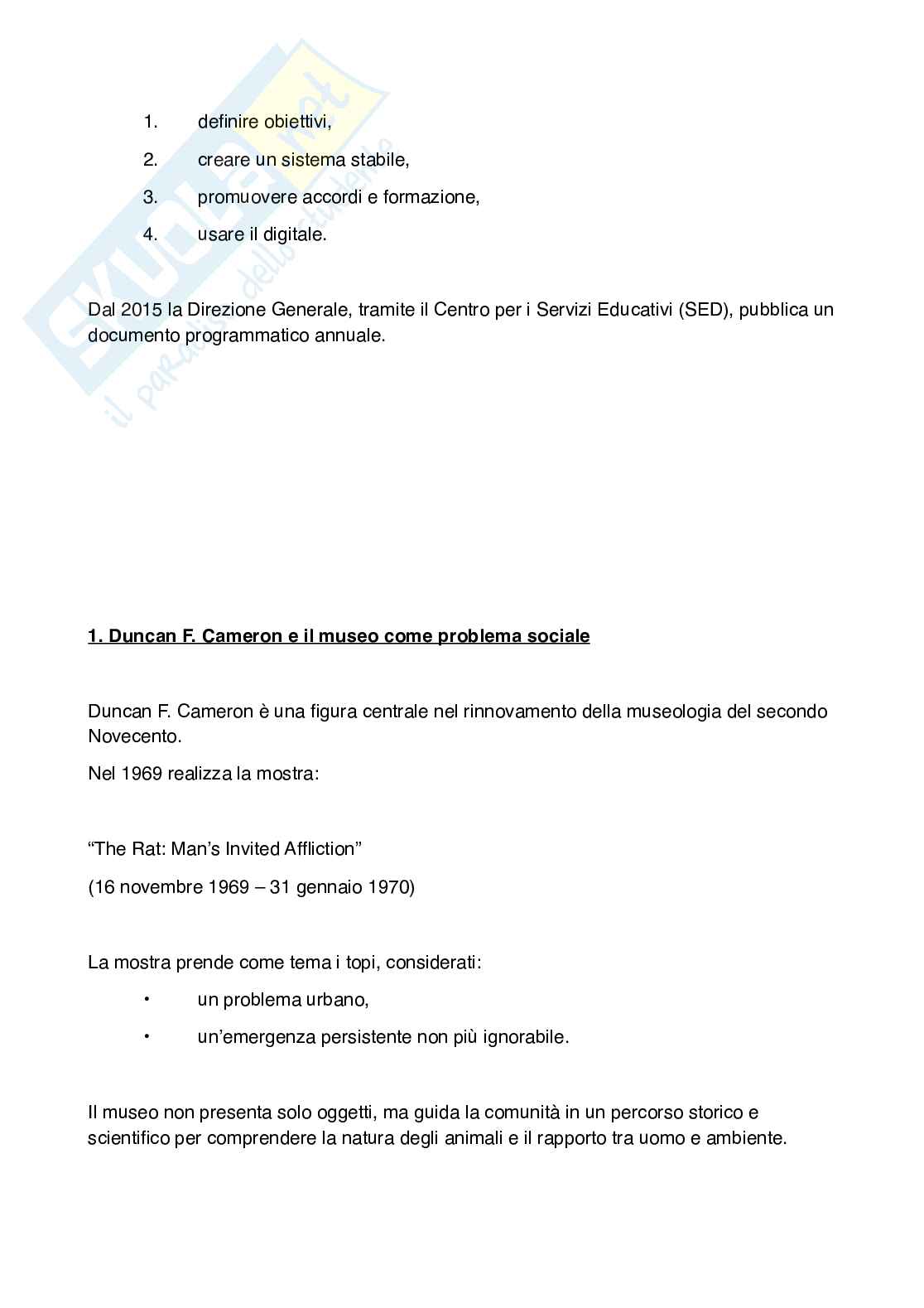 Riassunto esame Didattica del museo e del patrimonio culturale, Prof. Giardini Letizia, libro consigliato Museo costruttivista, Giardini Pag. 21