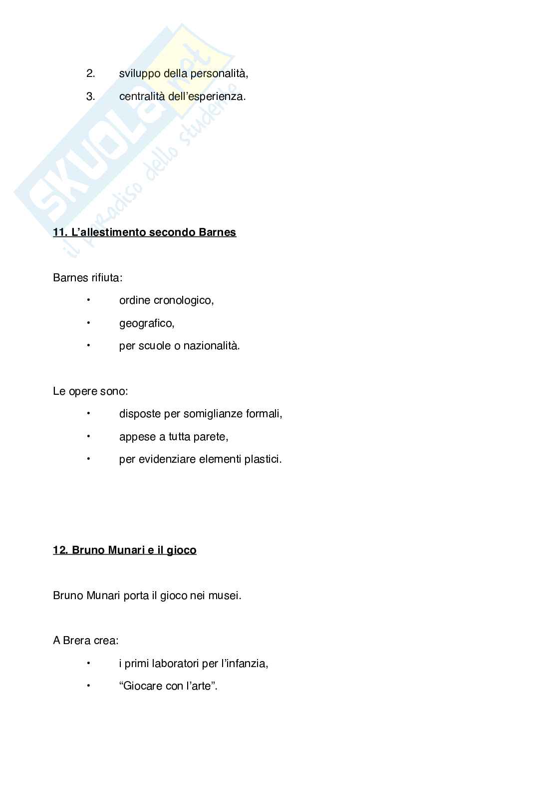 Riassunto esame Didattica del museo e del patrimonio culturale, Prof. Giardini Letizia, libro consigliato Museo costruttivista, Giardini Pag. 31