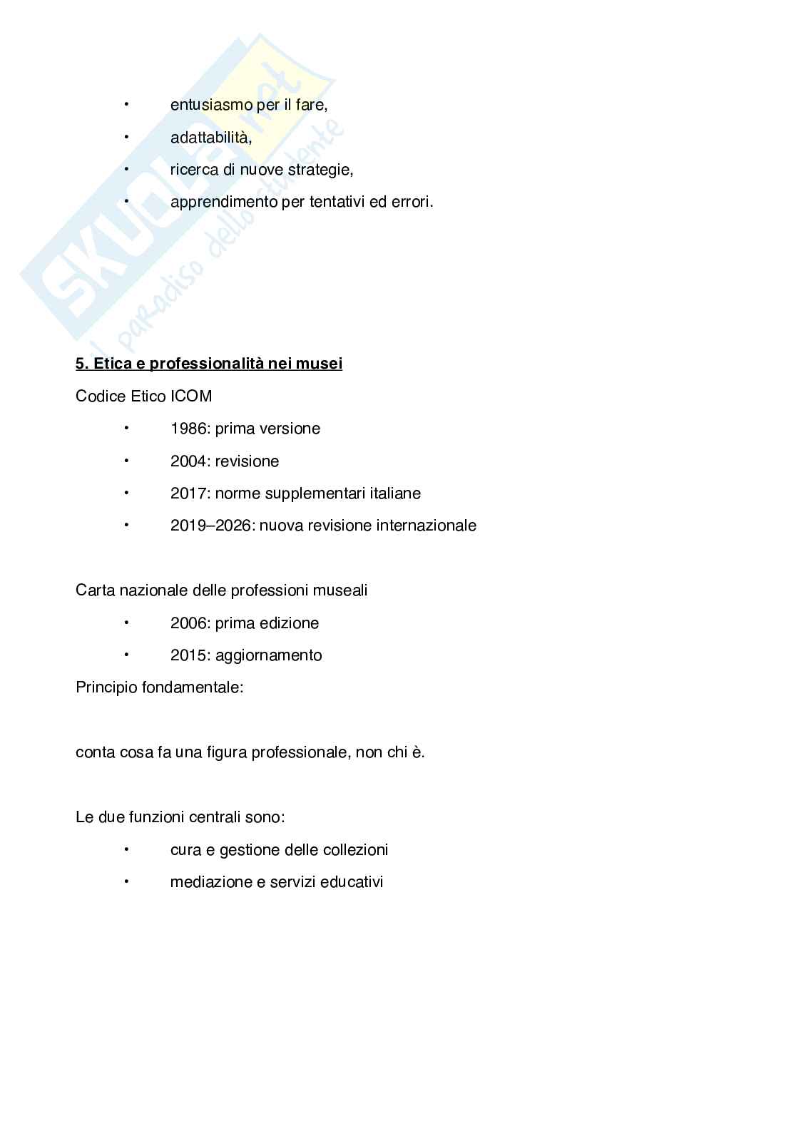 Riassunto esame Didattica del museo e del patrimonio culturale, Prof. Giardini Letizia, libro consigliato Museo costruttivista, Giardini Pag. 36