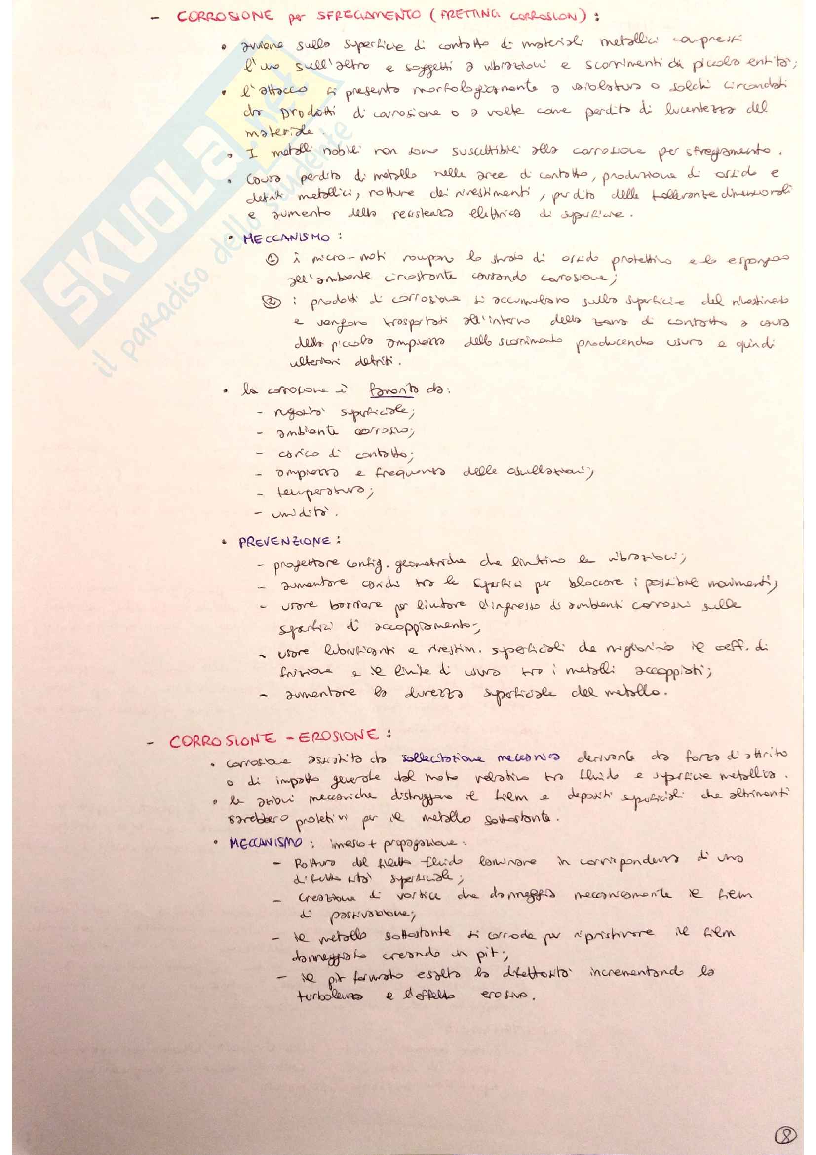 Appunti di Corrosione e Protezione dei Materiali Pag. 11