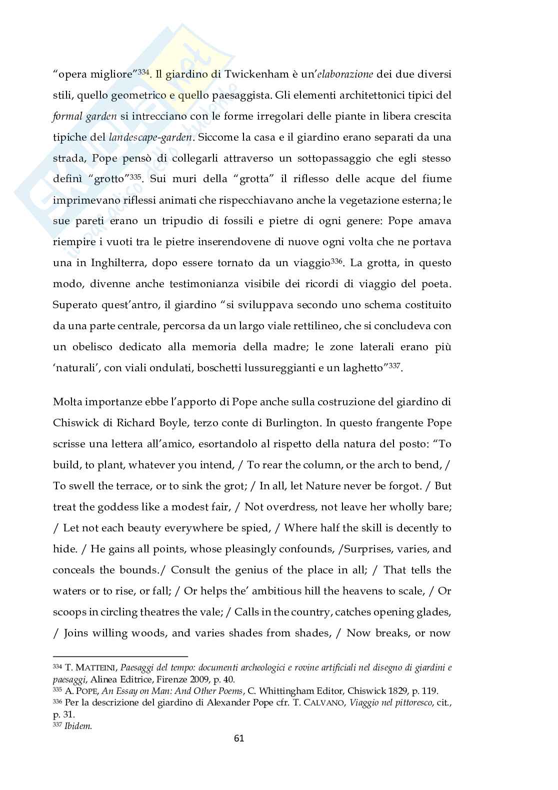 Tra la sabbia d’oro la perla orientale. Il Saggio sul giardino moderno di Horace Walpole Pag. 61