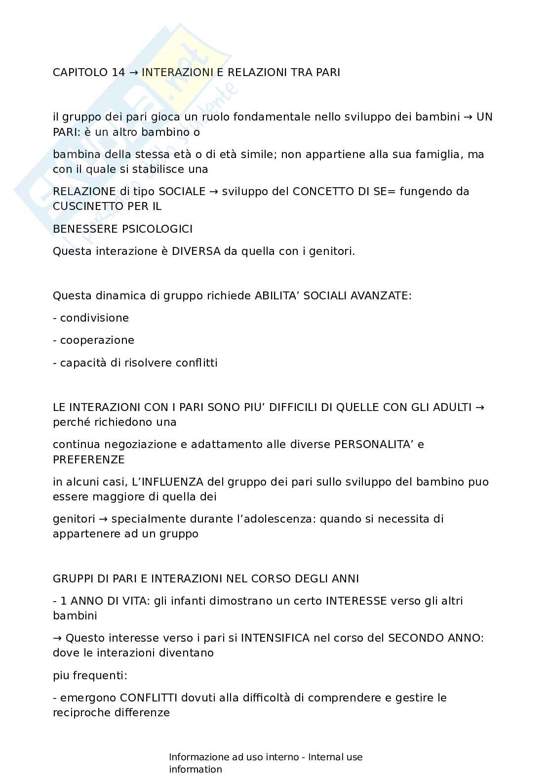  Psicologia dello sviluppo e dell'educazione Pag. 1