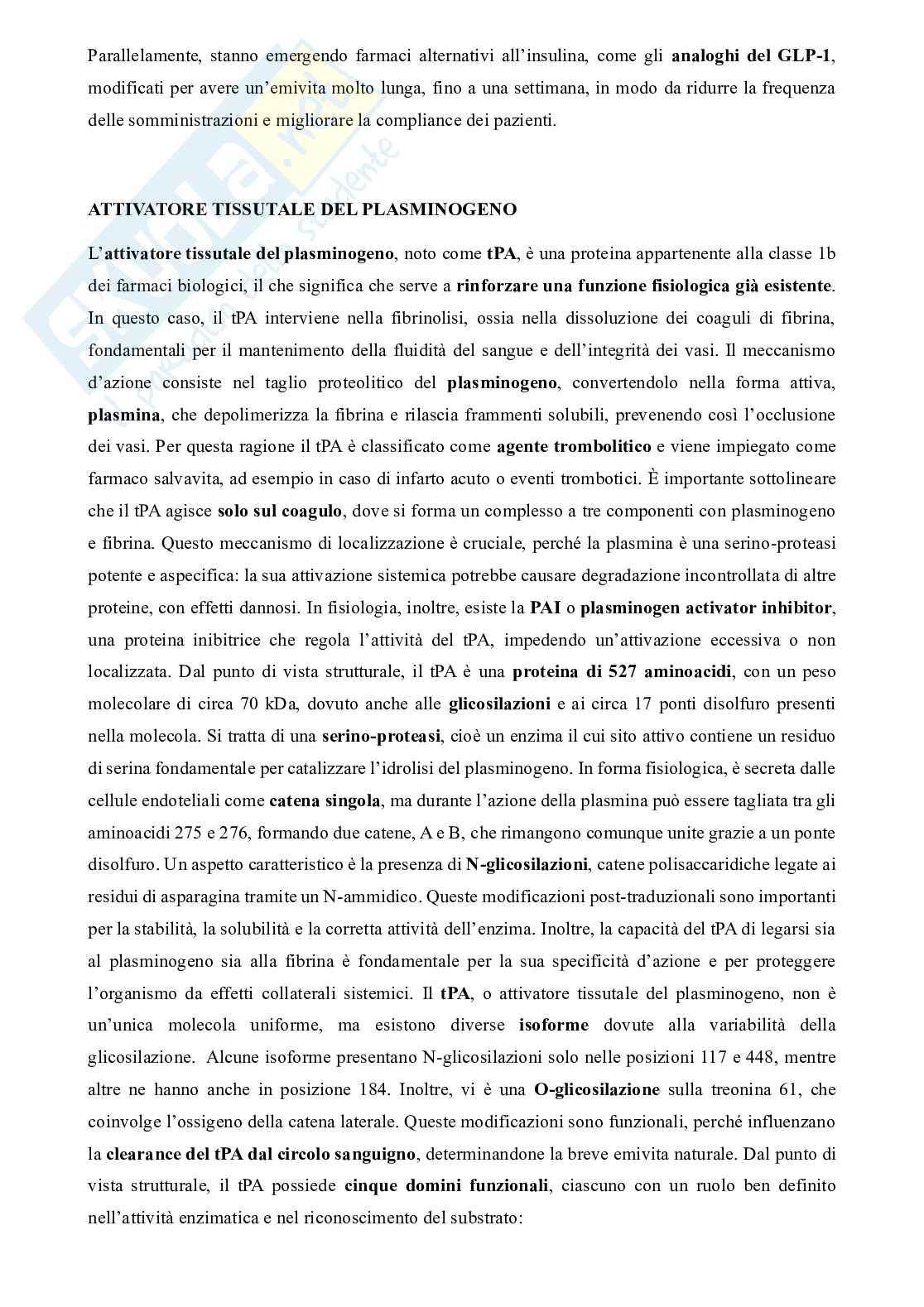 Chimica dei farmaci innovativi e biotecnologici Pag. 11