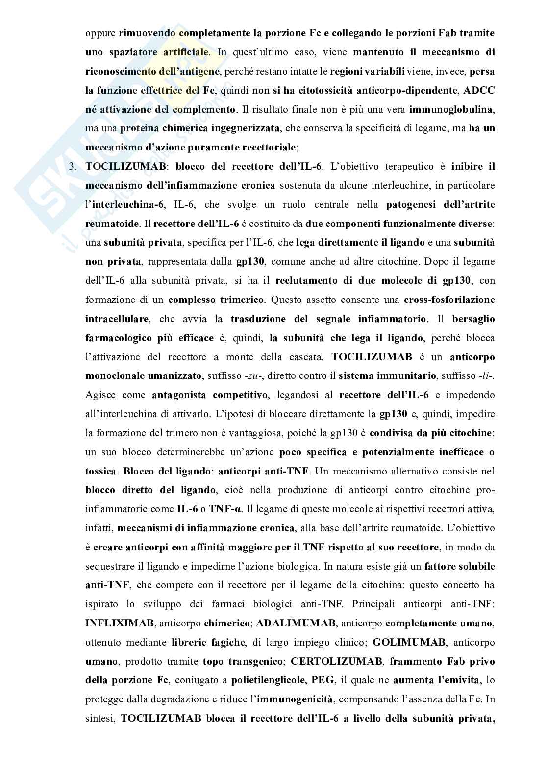 Chimica dei farmaci innovativi e biotecnologici Pag. 21