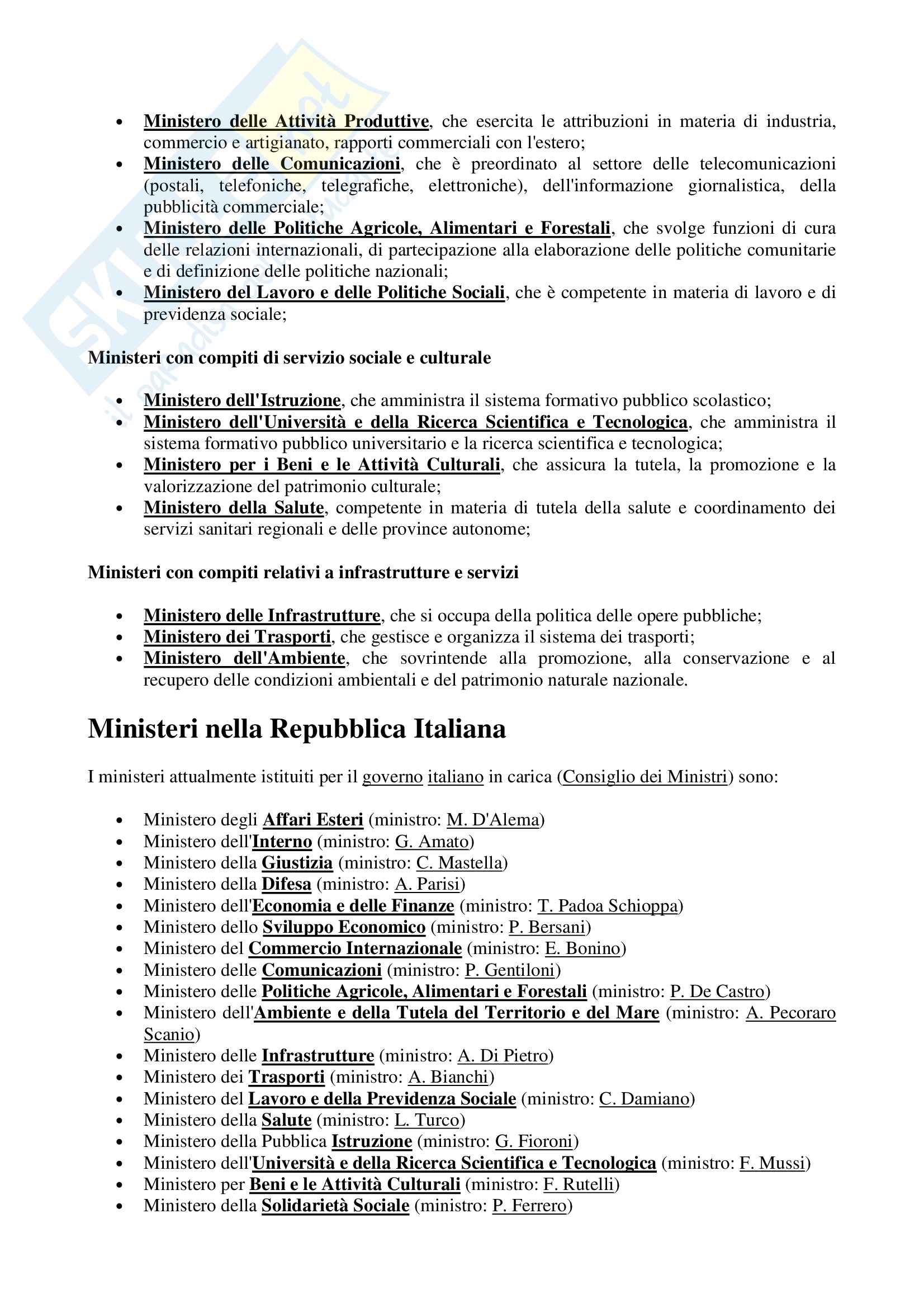 Diritto pubblico dell'Economia - Riassunto esame, prof. Quadri Pag. 61