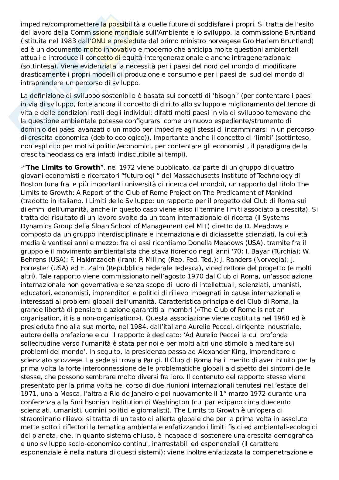 Diritto dello sviluppo sostenibile Pag. 6