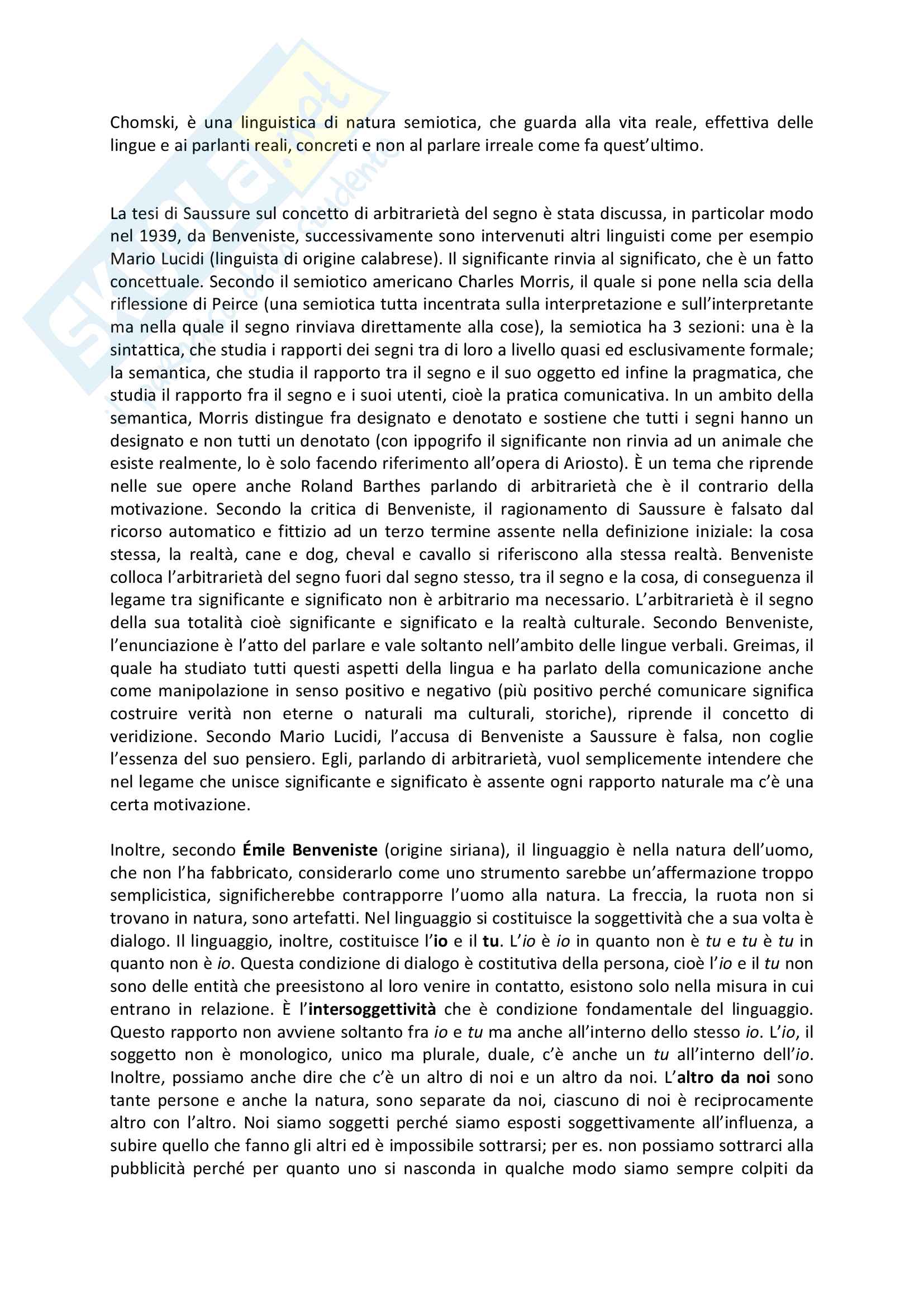 Riassunto esame Semiotica, prof. Caputo, libro consigliato: La competenza semiotica, Paolo Fabbri e Dario Mangano Pag. 6