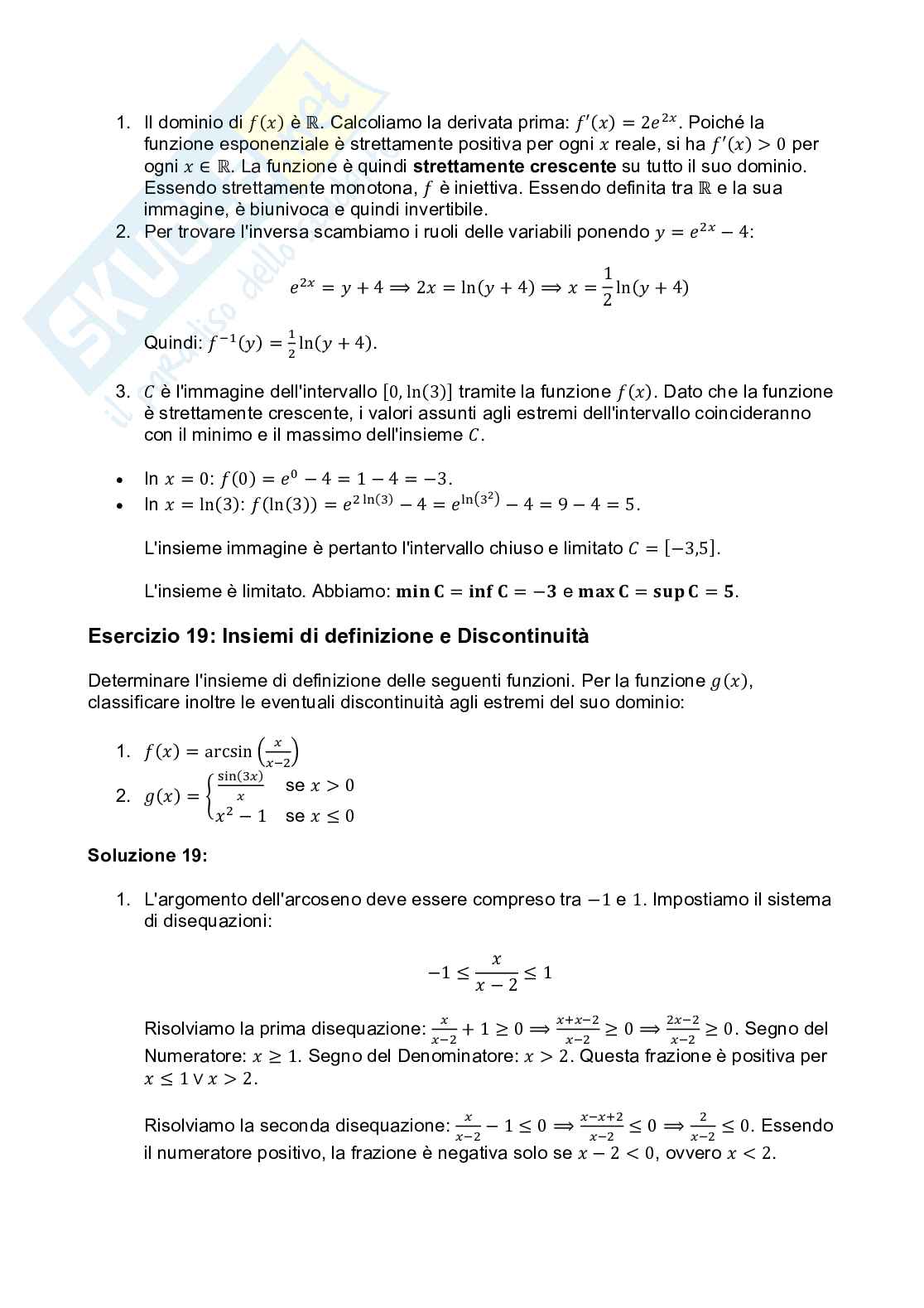 Esercizi Analisi 1 Pag. 11