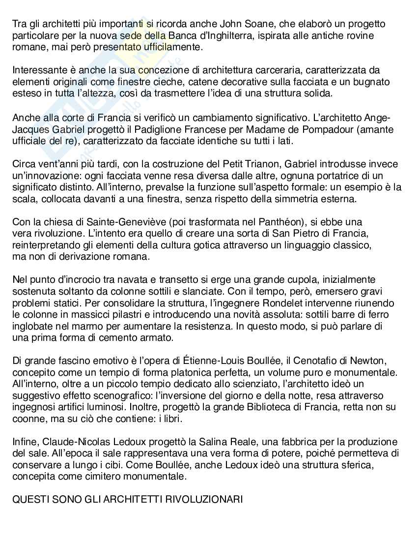 Storia dell’architettura contemporanea  Pag. 6