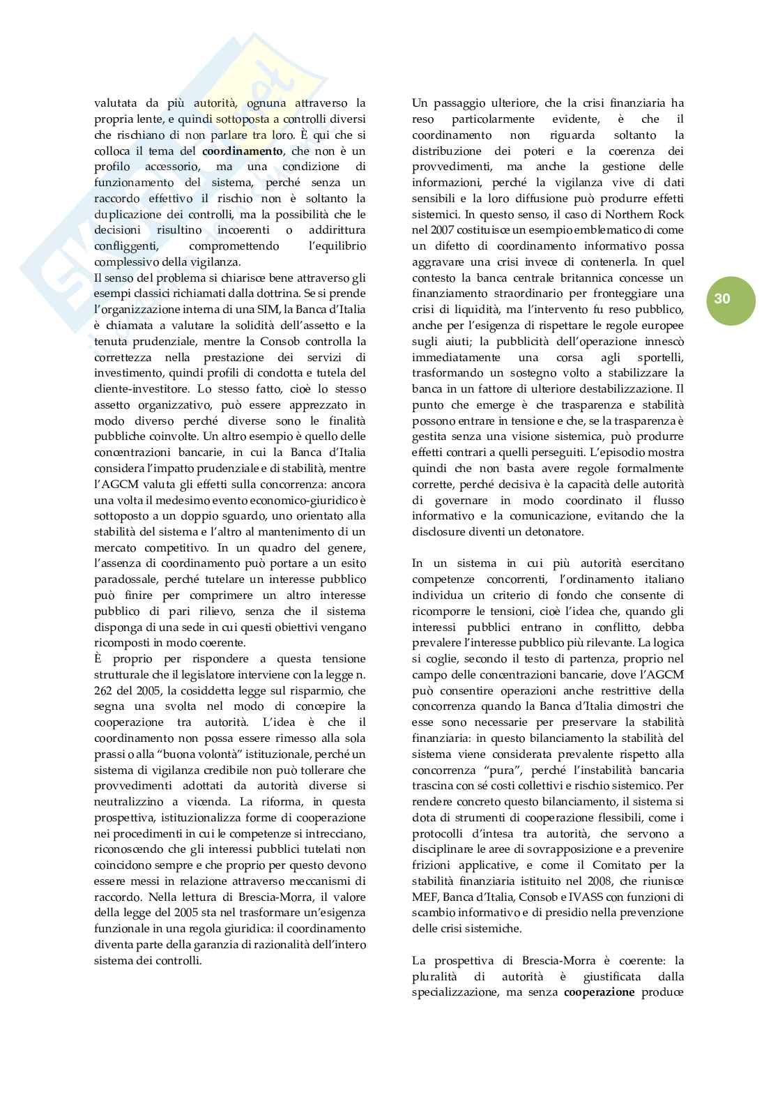 Riassunto esame Diritto degli strumenti finanziari, Prof. Acierno Stefano, libro consigliato Il diritto delle banche , Brescia Morra Pag. 31