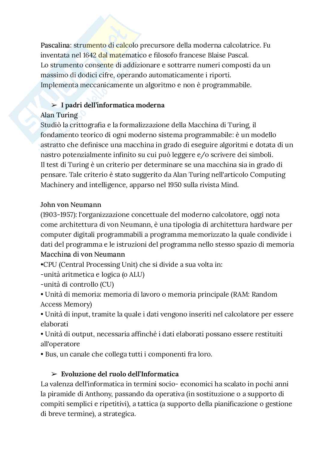 Appunti Informatica Pag. 2