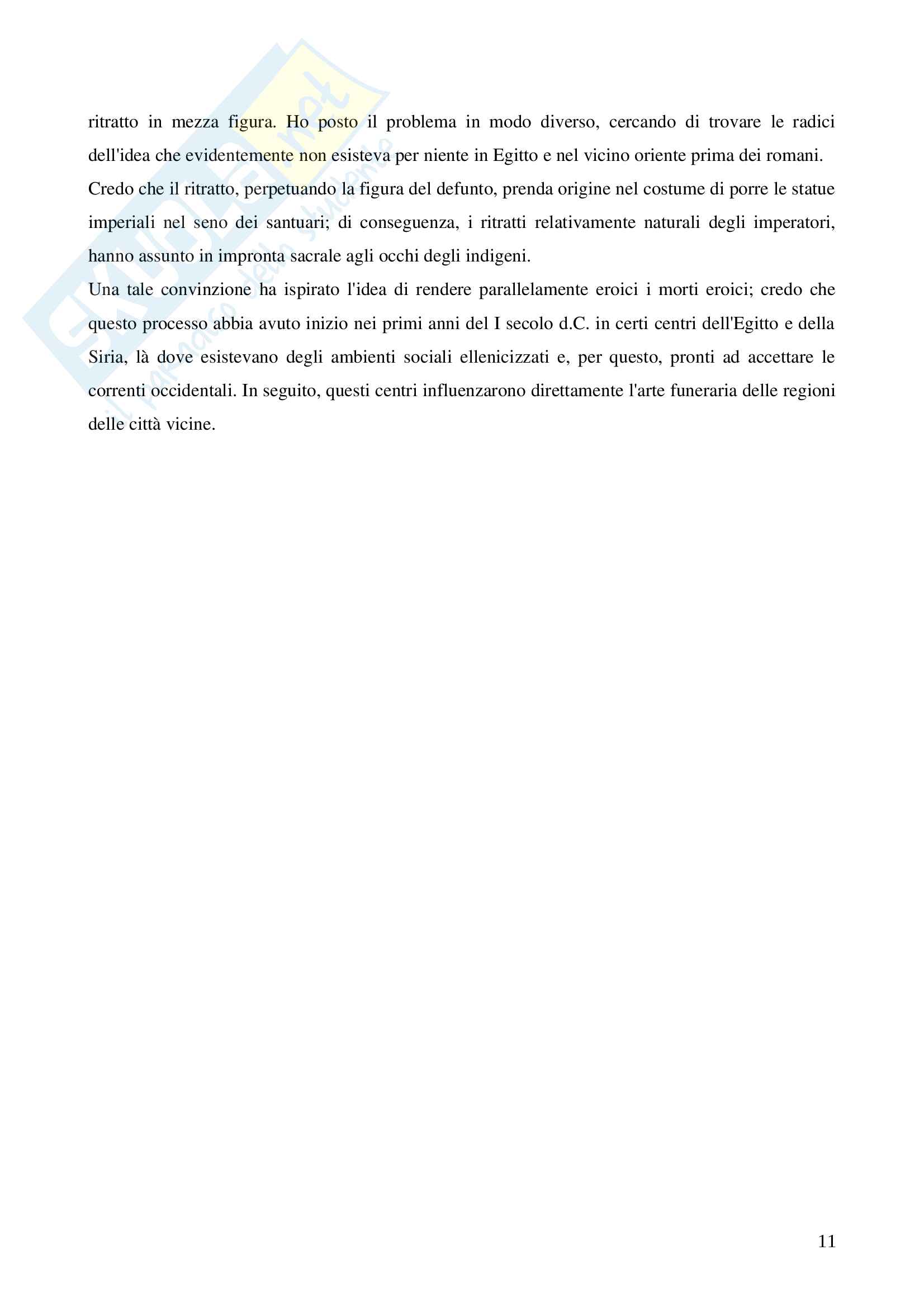 il ritratto ufficiale romano e la diffusione del ritratto funerario nelle province orientali Pag. 11