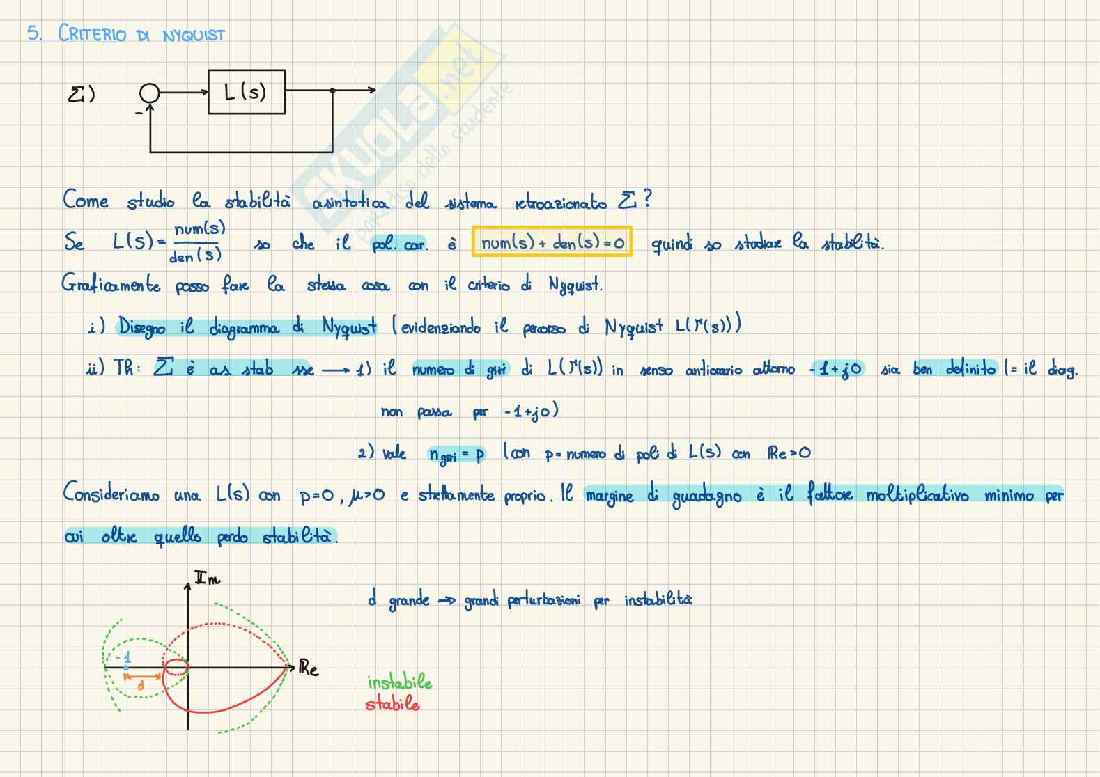 Appunti fondamenti di automatica - parte 2 Pag. 36