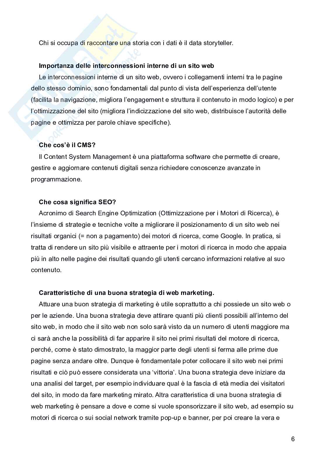 Domande e risposte Informatica per la comunicazione digitale Pag. 6