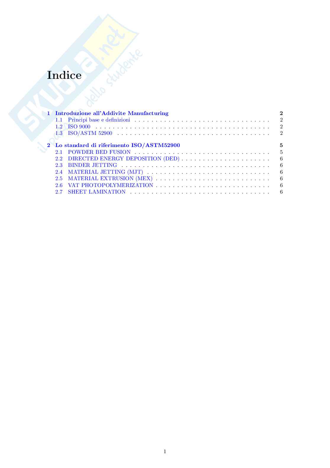 Appunti di Additive Manufactoring Pag. 2