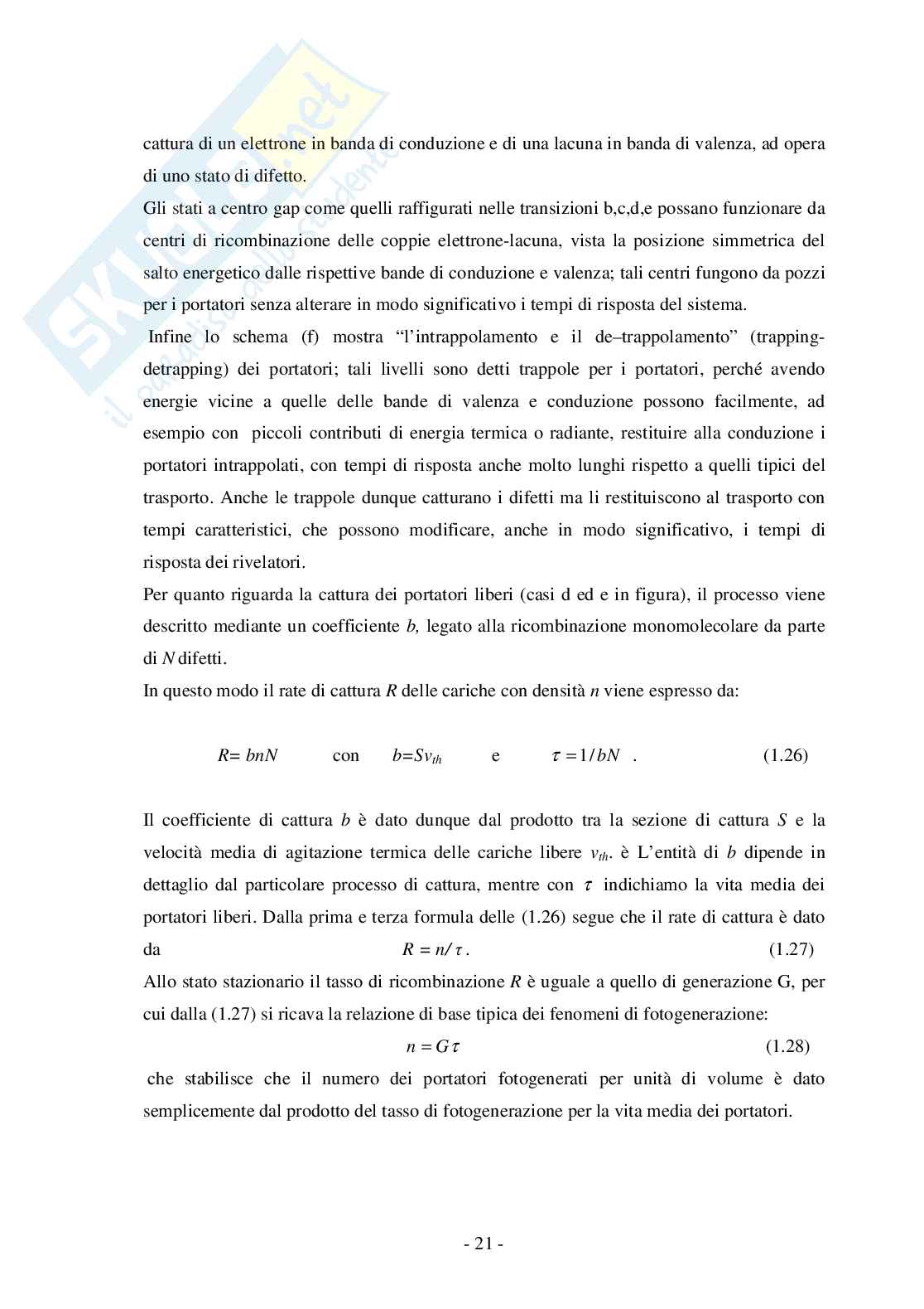 Rivelatori in diamante sintetico poli emonocristallino per radiazioni e particelle ionizzanti Pag. 21