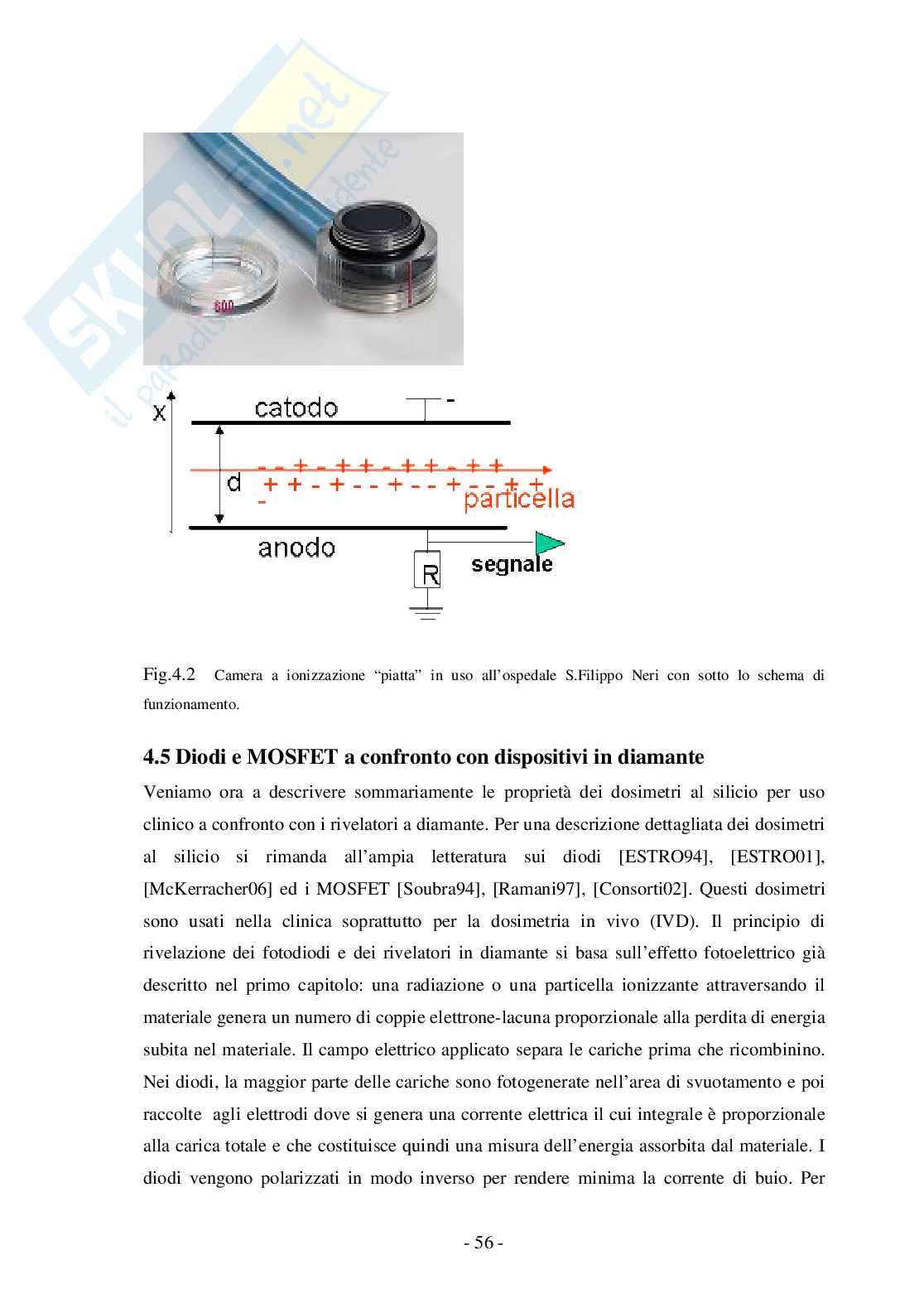 Rivelatori in diamante sintetico poli emonocristallino per radiazioni e particelle ionizzanti Pag. 56