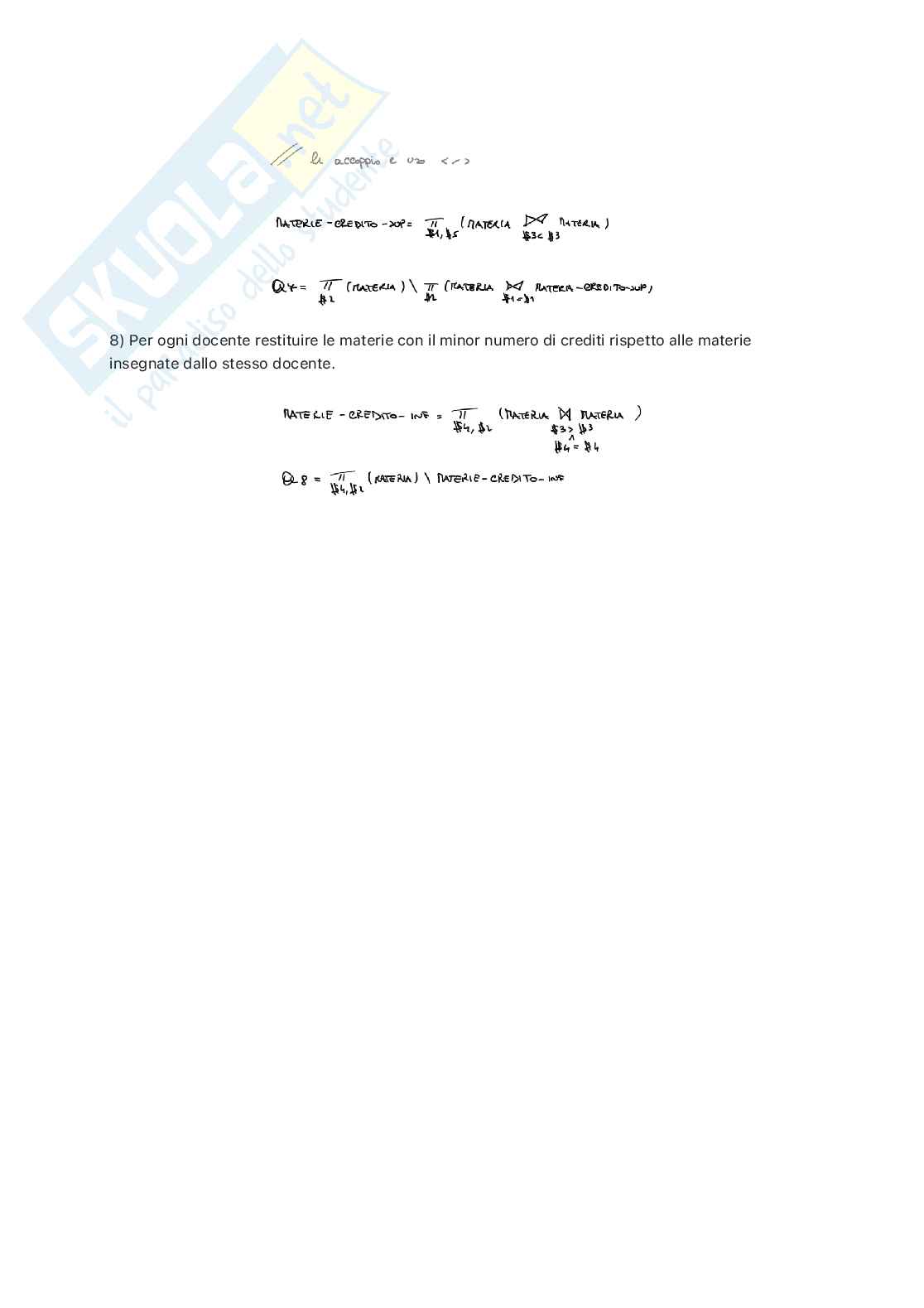 Basi di dati Pag. 56