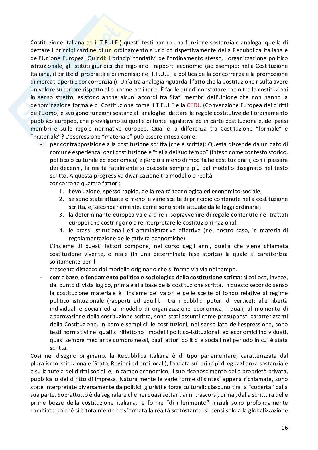 Riassunto esame Diritto pubblico comparato, Prof. Sepe Marco, libro consigliato Diritto pubblico dell’economia, Cedam, Padova, 2023, Pellegrini  Pag. 16