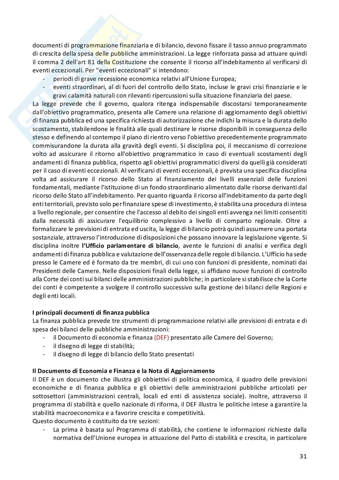 Riassunto esame Diritto pubblico comparato, Prof. Sepe Marco, libro consigliato Diritto pubblico dell’economia, Cedam, Padova, 2023, Pellegrini  Pag. 31
