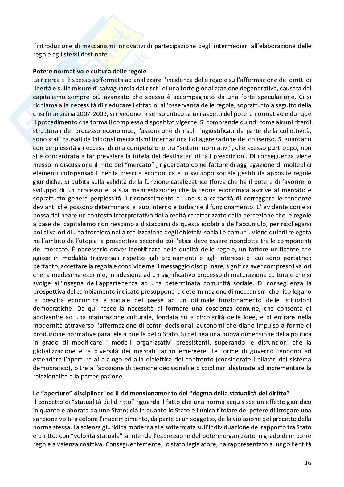 Riassunto esame Diritto pubblico comparato, Prof. Sepe Marco, libro consigliato Diritto pubblico dell’economia, Cedam, Padova, 2023, Pellegrini  Pag. 36