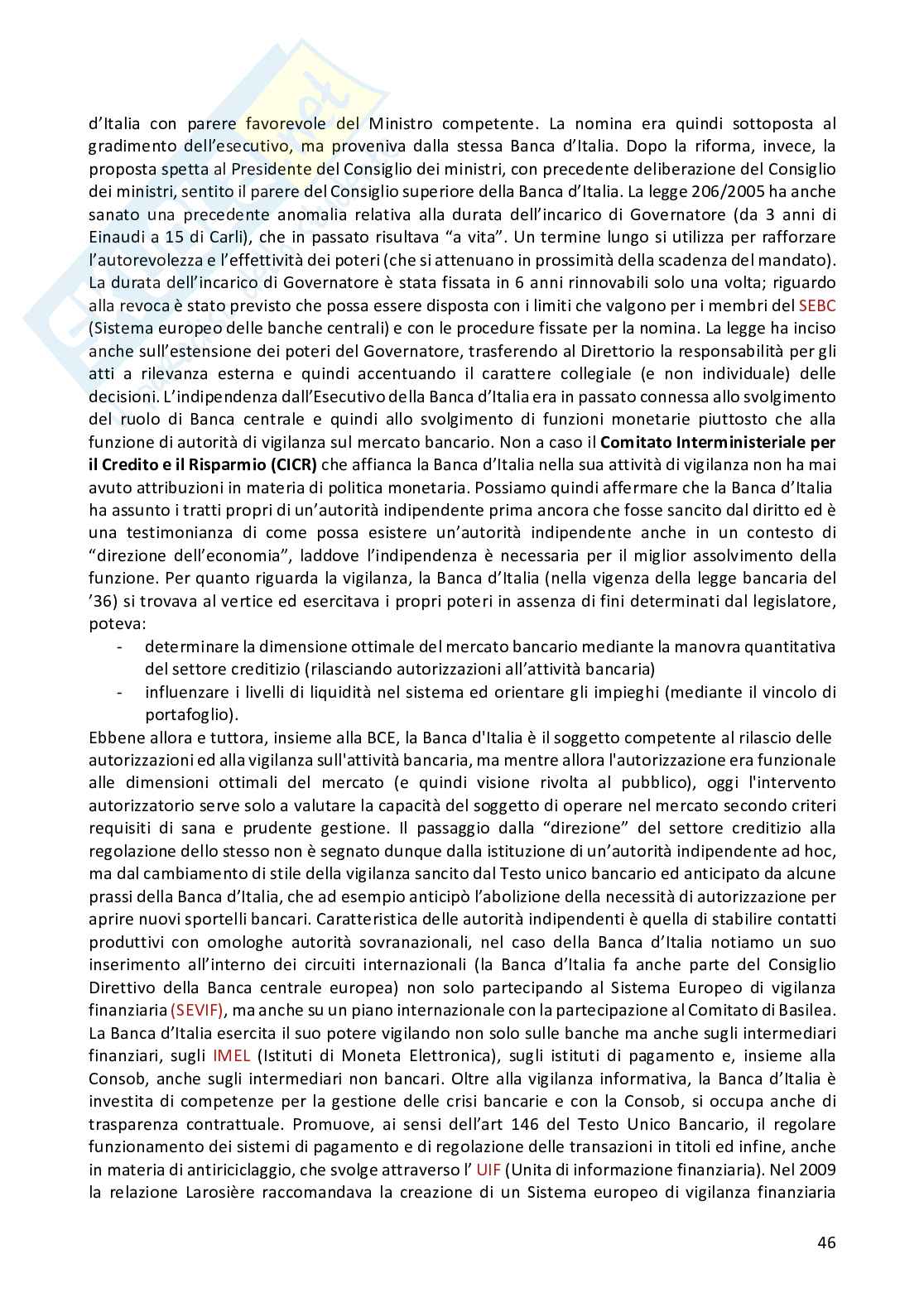 Riassunto esame Diritto pubblico comparato, Prof. Sepe Marco, libro consigliato Diritto pubblico dell’economia, Cedam, Padova, 2023, Pellegrini  Pag. 46
