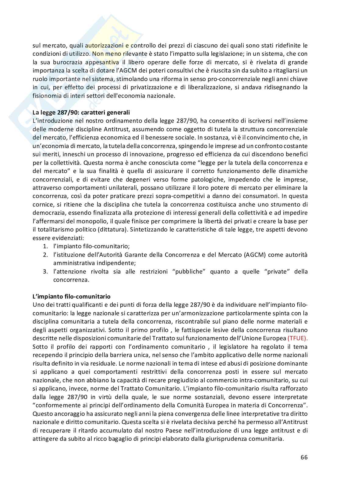 Riassunto esame Diritto pubblico comparato, Prof. Sepe Marco, libro consigliato Diritto pubblico dell’economia, Cedam, Padova, 2023, Pellegrini  Pag. 66