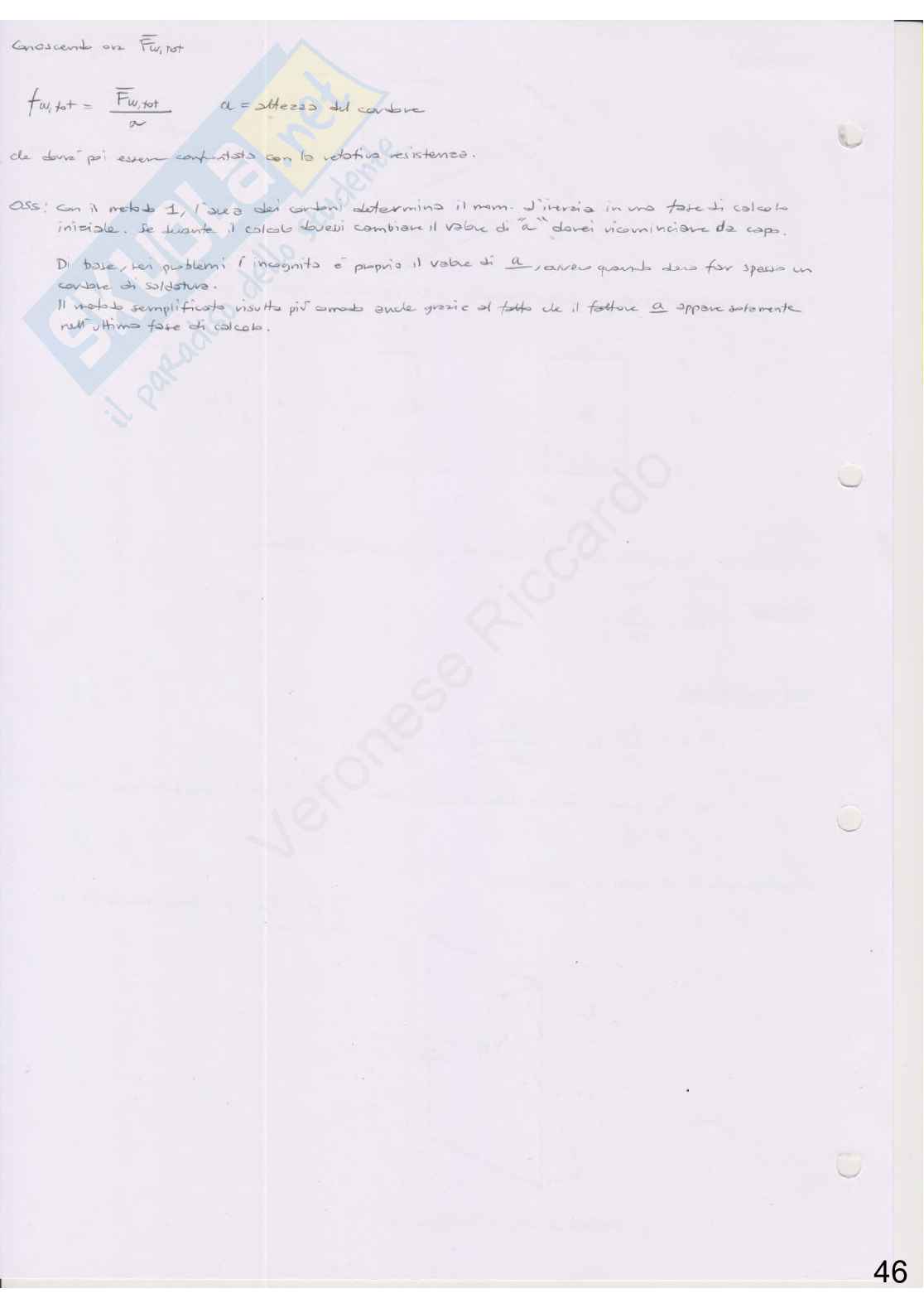 Appunti di Costruzione di macchine + esercizi Pag. 46