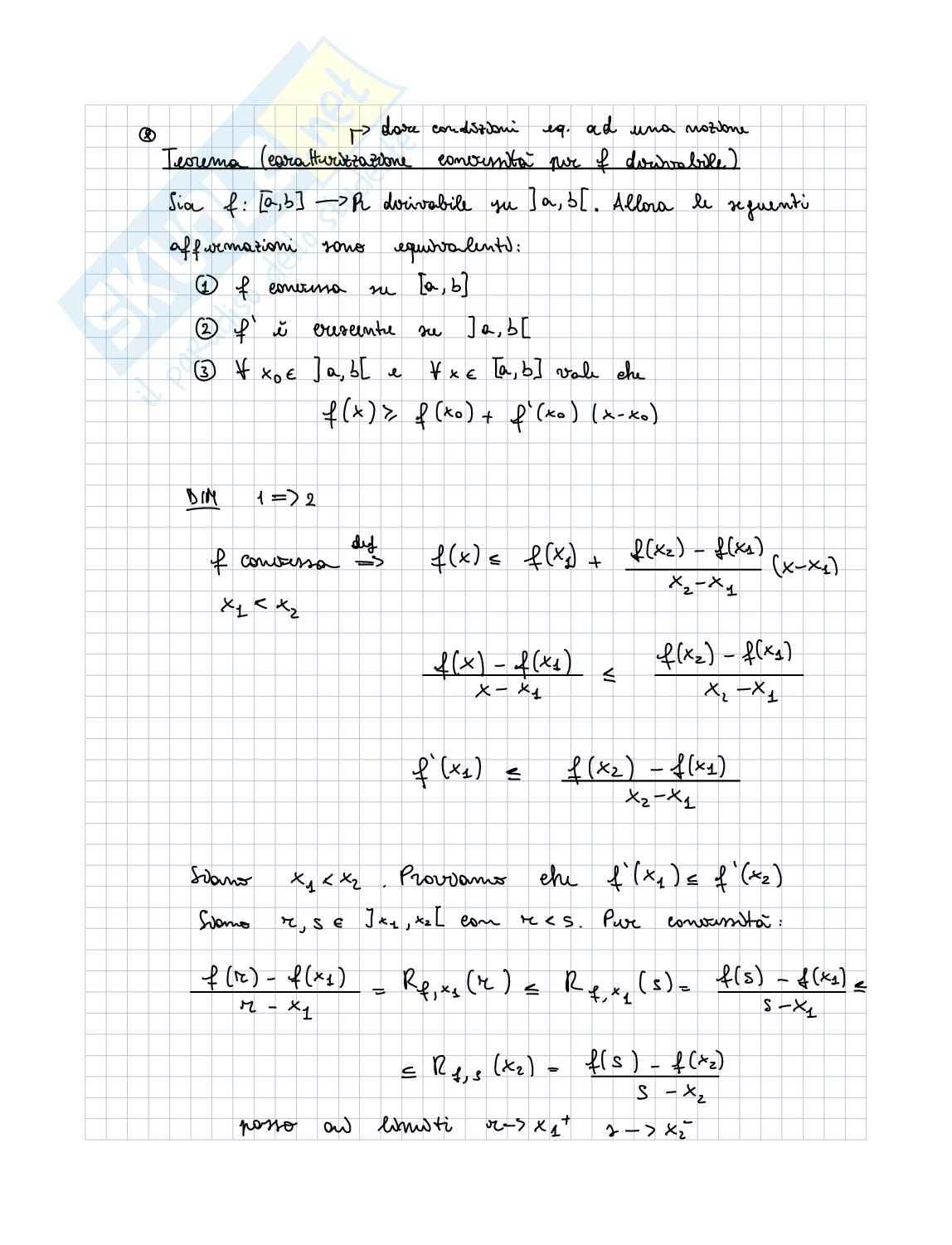 Riassunto esame Analisi matematica t-a, Prof. Vecchi Eugenio, libro consigliato Analisi matematica 1, Bramanti Pag. 16