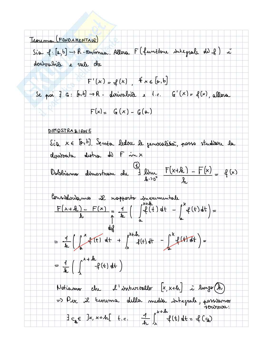 Riassunto esame Analisi matematica t-a, Prof. Vecchi Eugenio, libro consigliato Analisi matematica 1, Bramanti Pag. 26