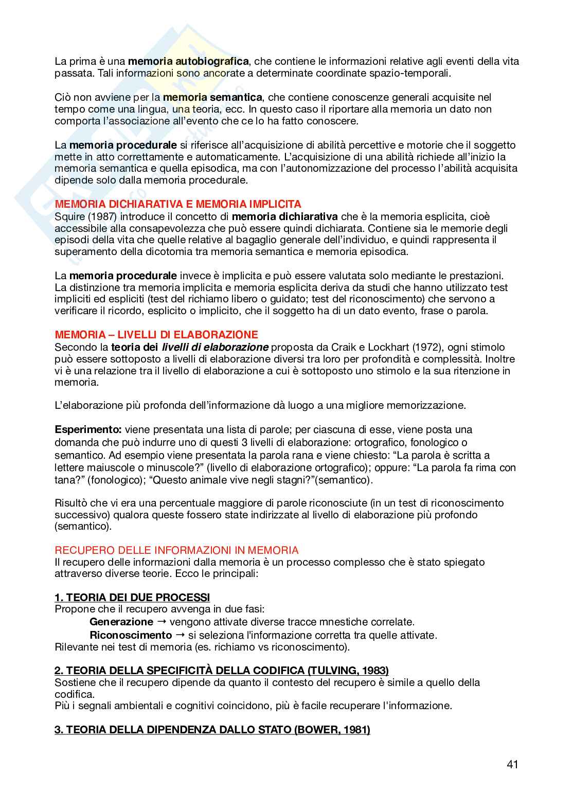 Appunti per l'esame di Psicologia della comunicazione  Pag. 41