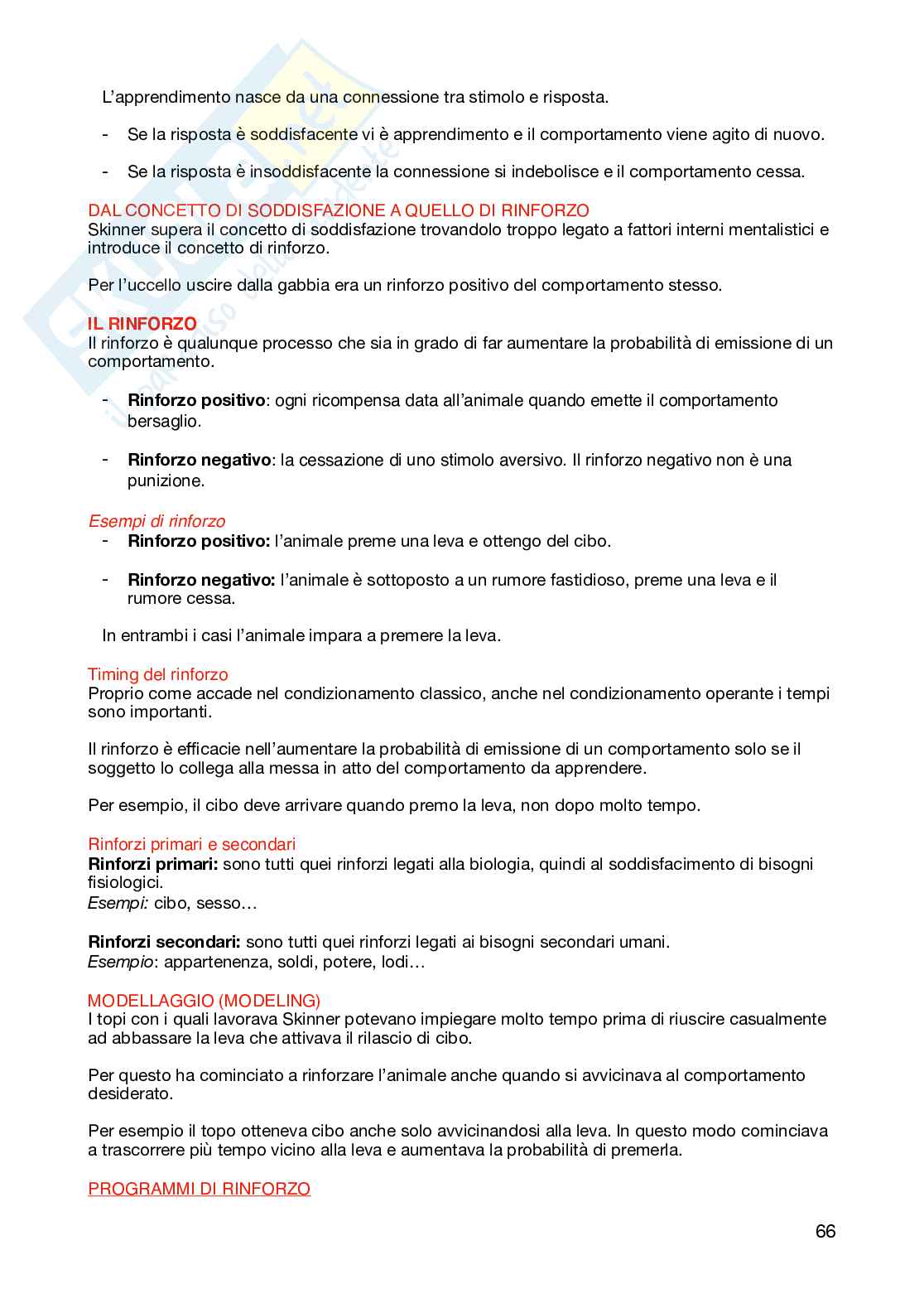 Appunti per l'esame di Psicologia della comunicazione  Pag. 66