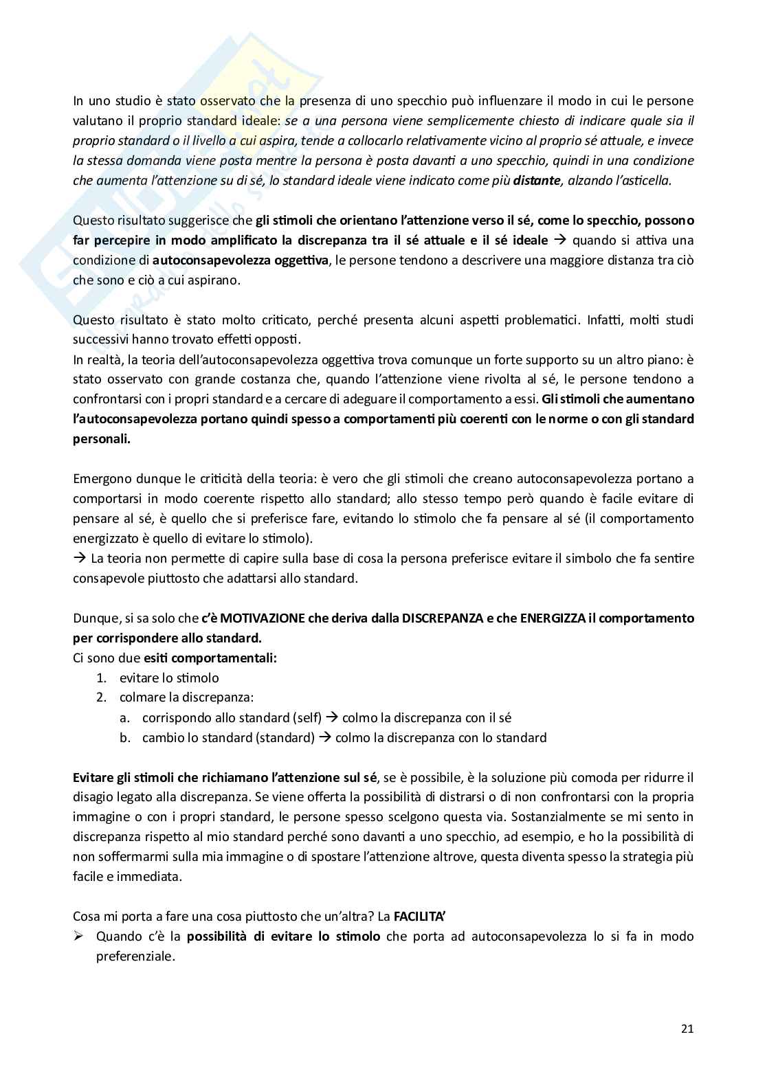 Appunti di Motivazione sociale  Pag. 21