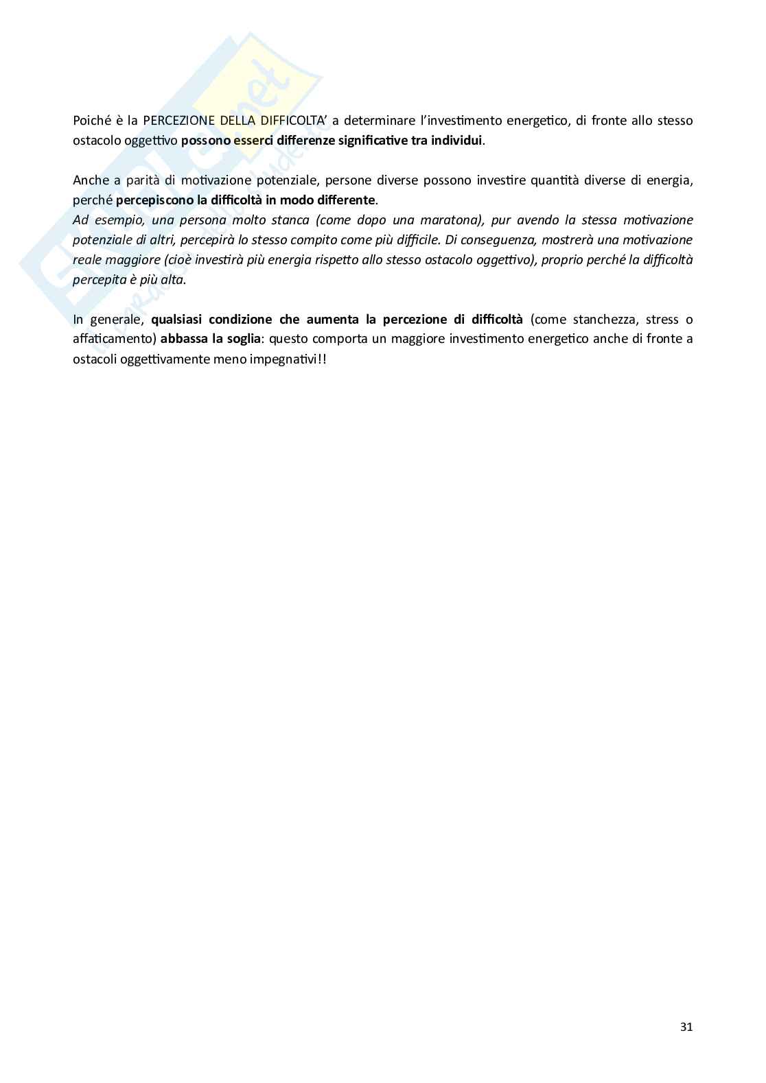 Appunti di Motivazione sociale  Pag. 31