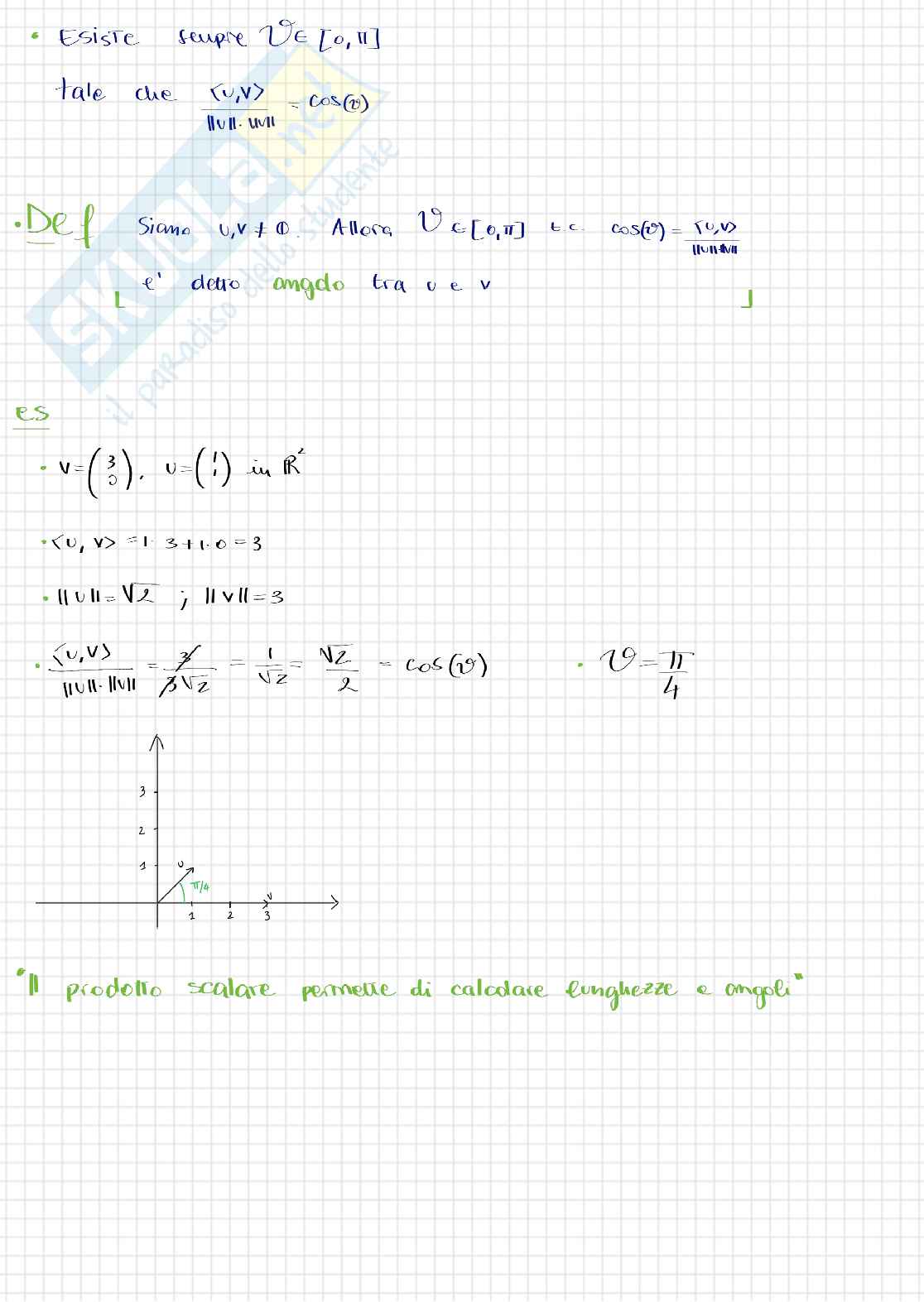 Appunti lezione Geometria e algebra lineare Pag. 11
